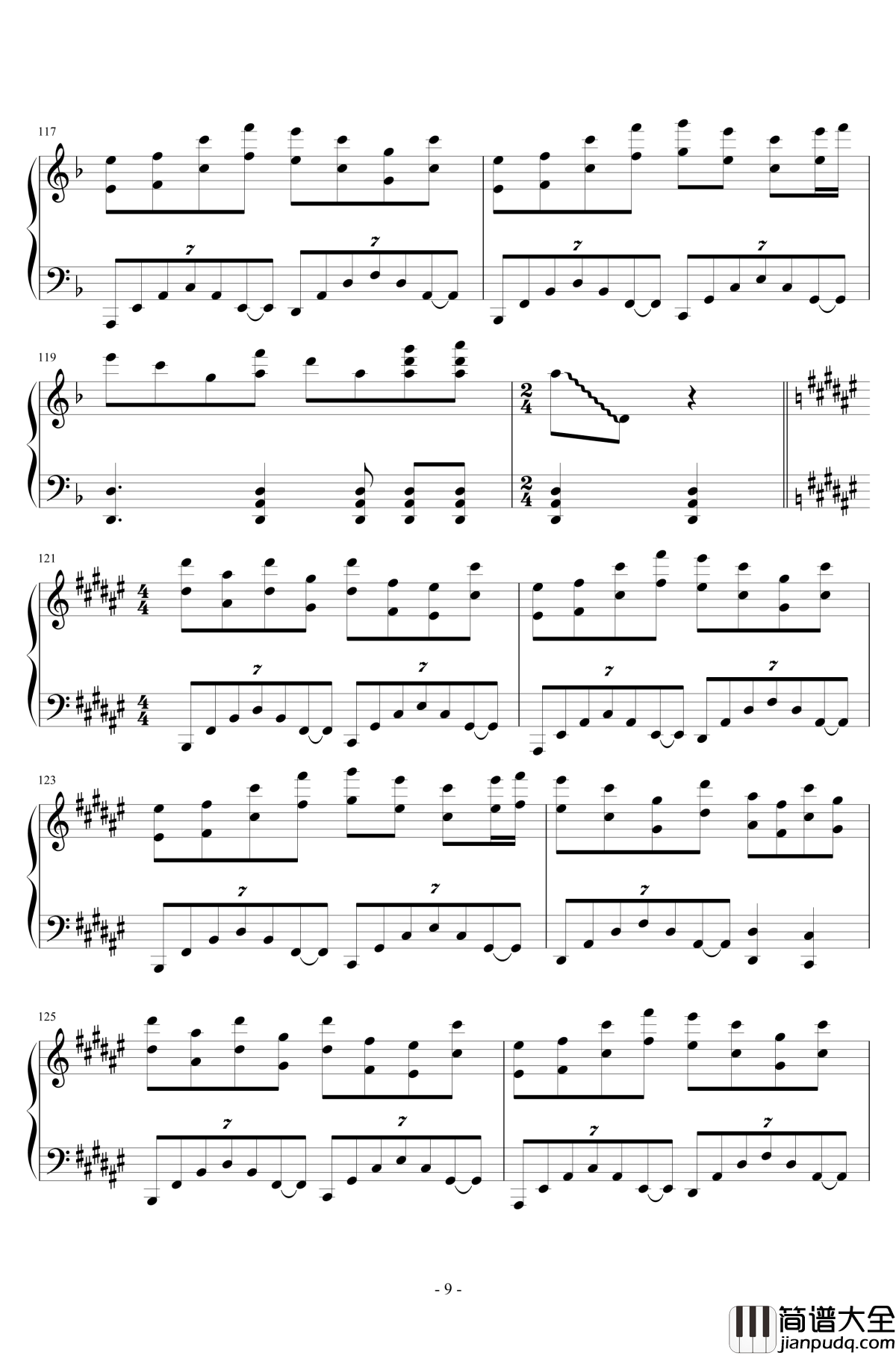 まらしぃ___ネムイアドライブ钢琴谱_欲望加速_东方project