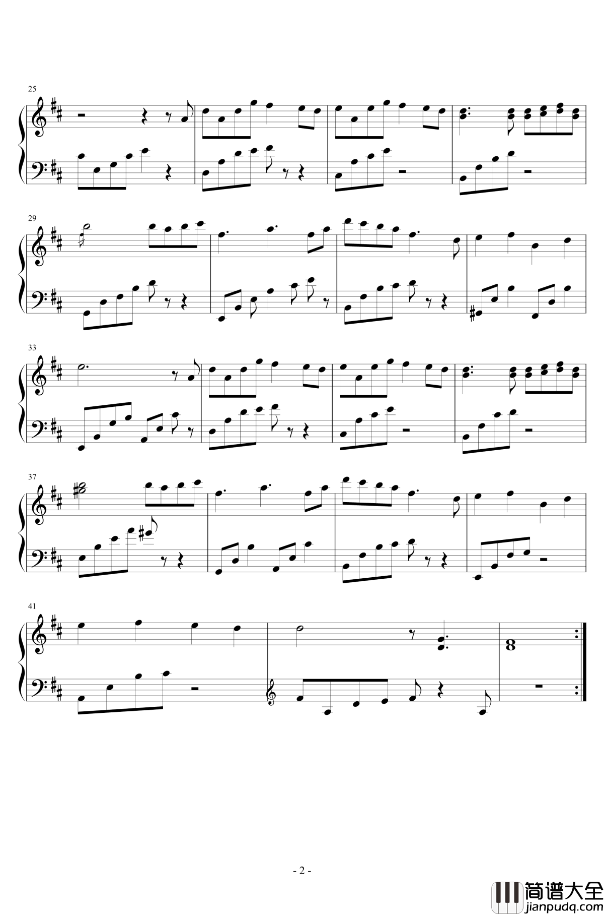 言叶にできない想い钢琴谱_White_Album_II白色相簿2插曲_冬马和纱主题曲完美版