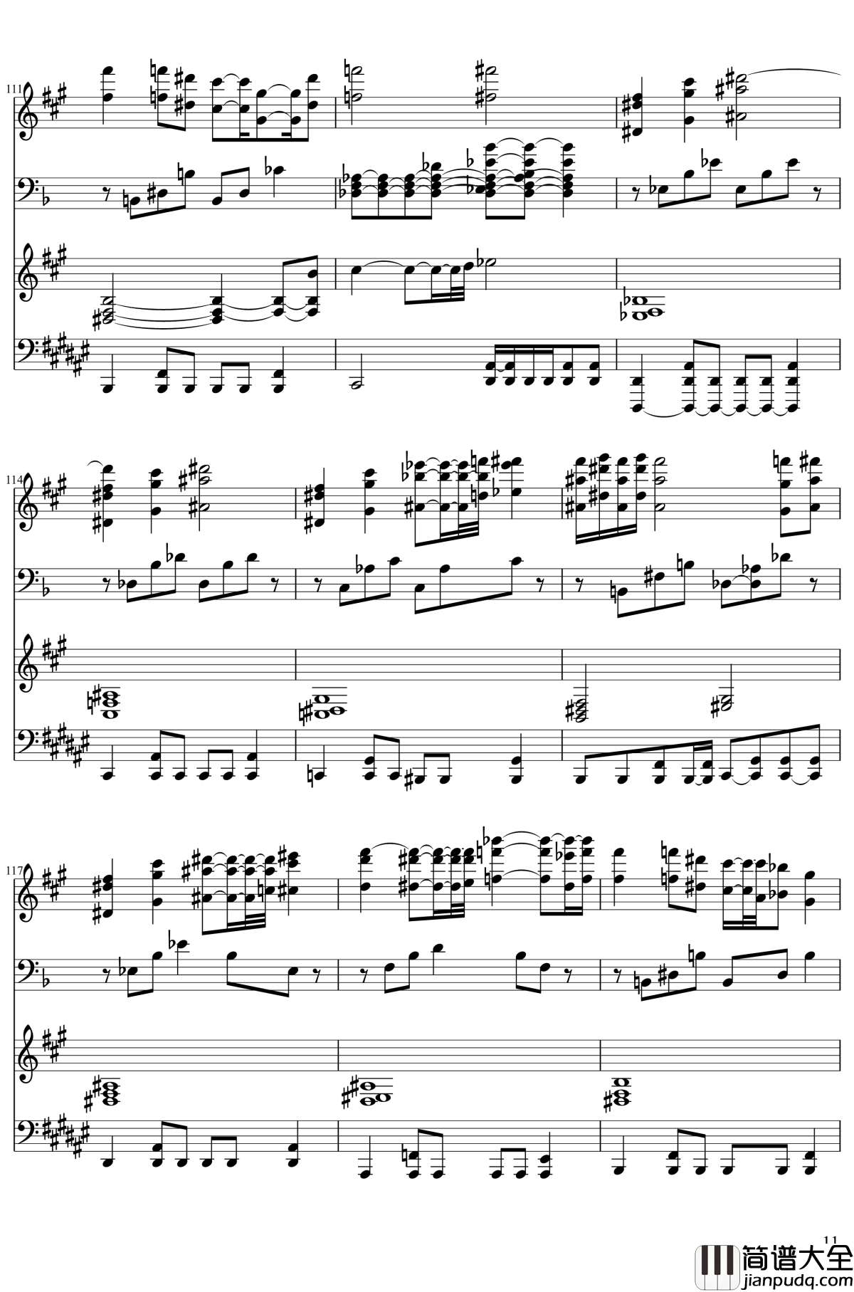 永远的三日天下钢琴谱_东方project/東方project