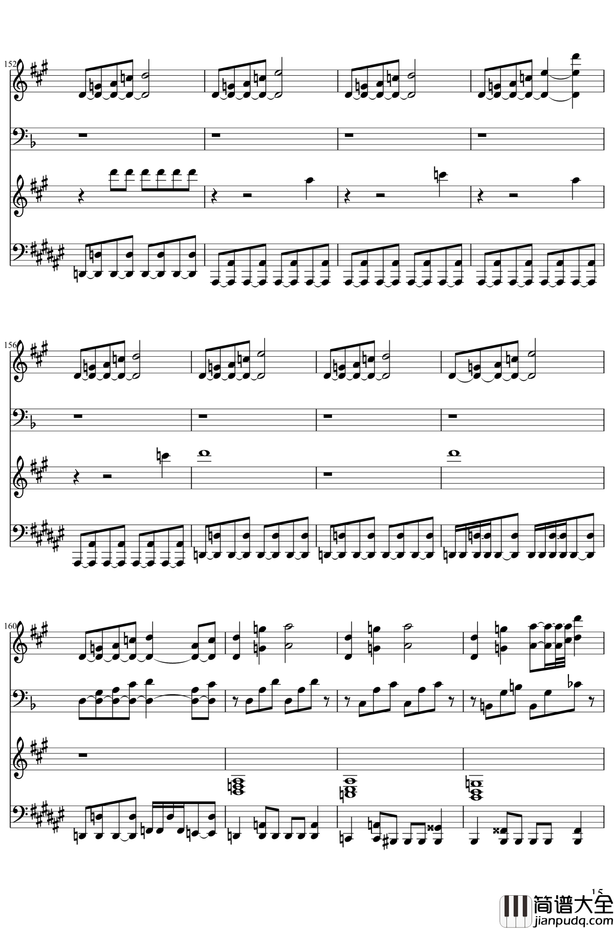 永远的三日天下钢琴谱_东方project/東方project