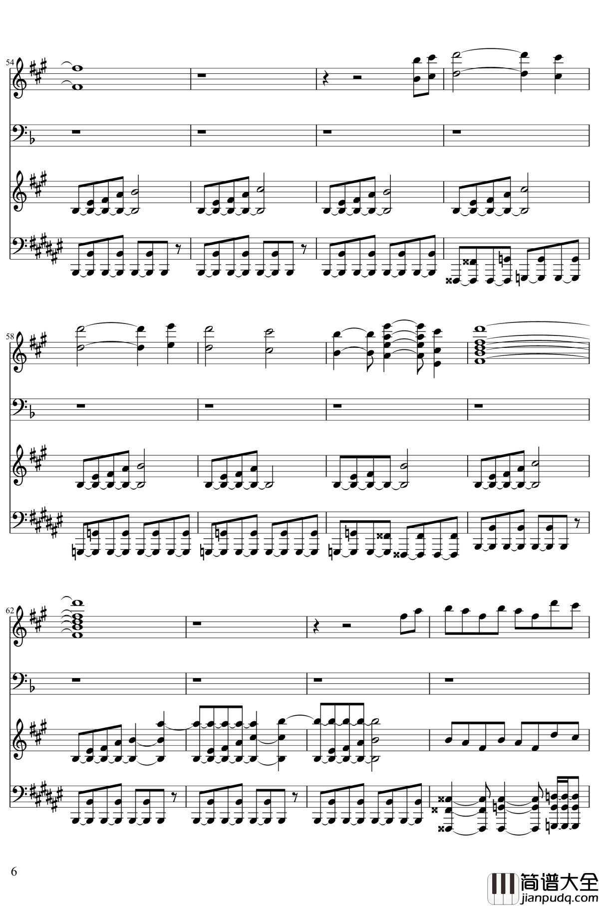 永远的三日天下钢琴谱_东方project/東方project