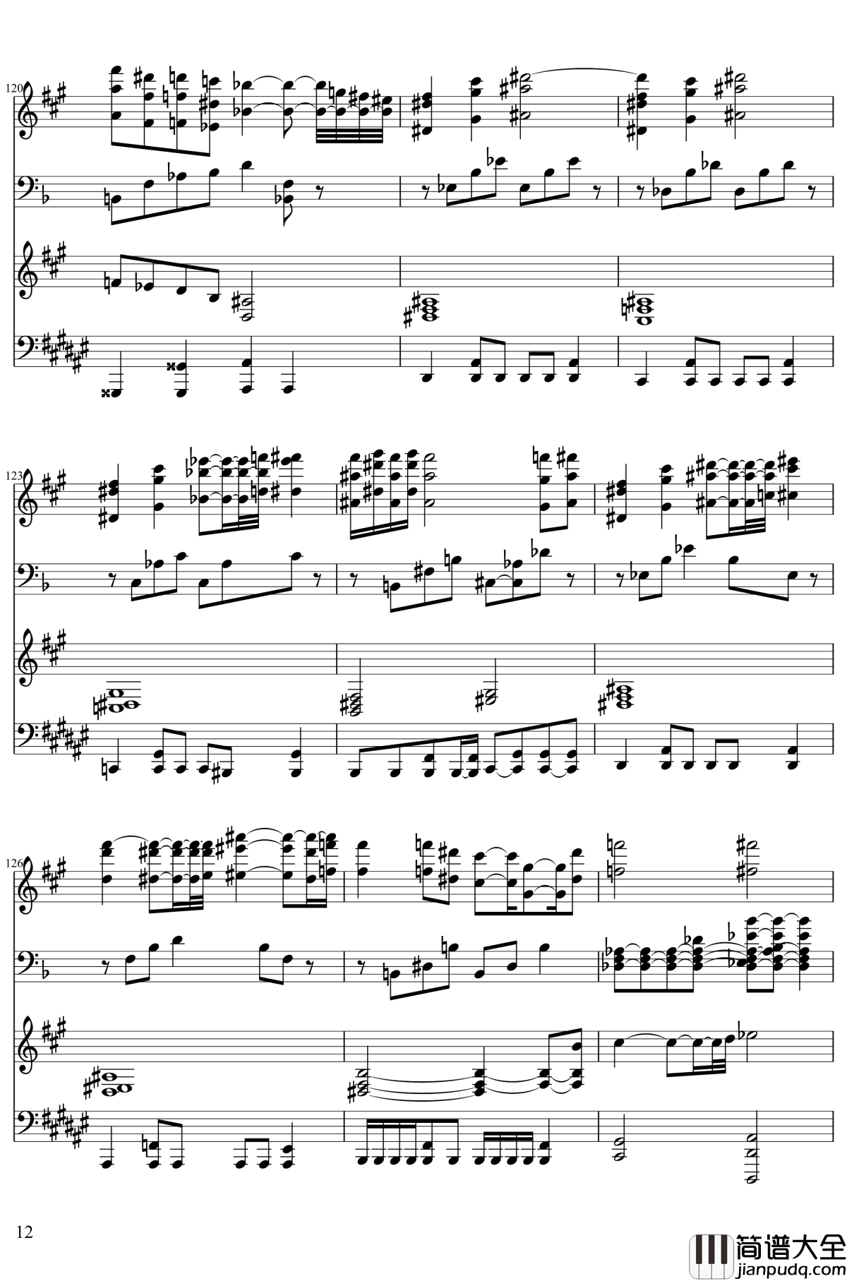 永远的三日天下钢琴谱_东方project/東方project