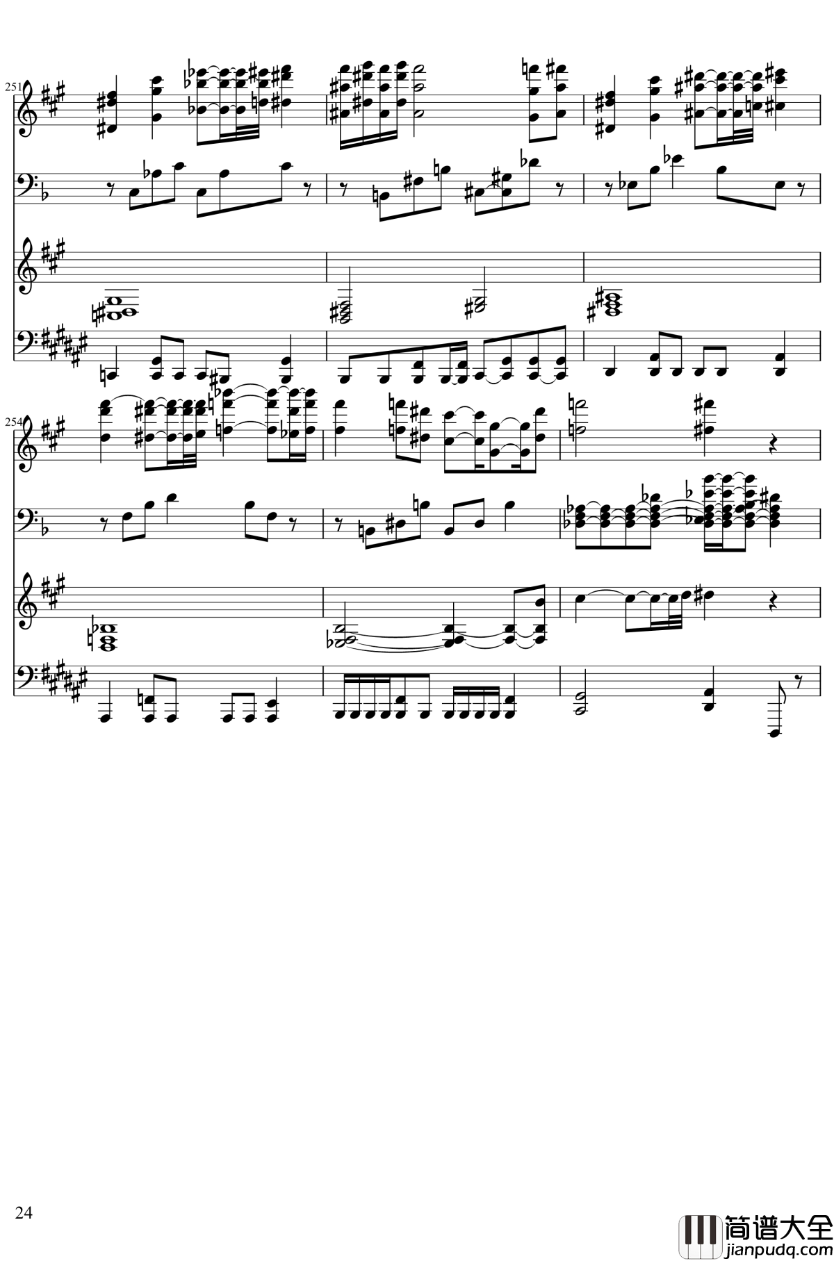 永远的三日天下钢琴谱_东方project/東方project