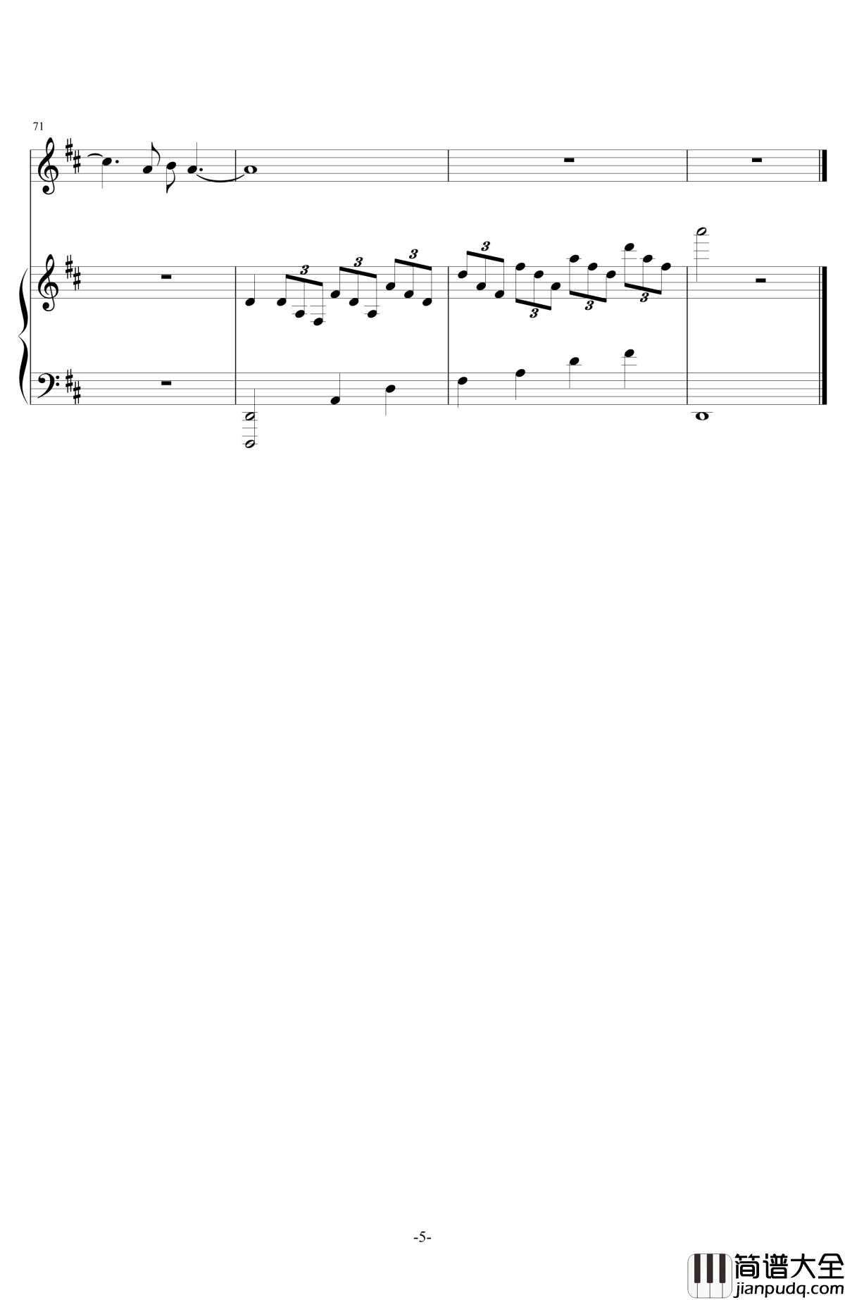 心动钢琴谱_伴奏_陈洁仪