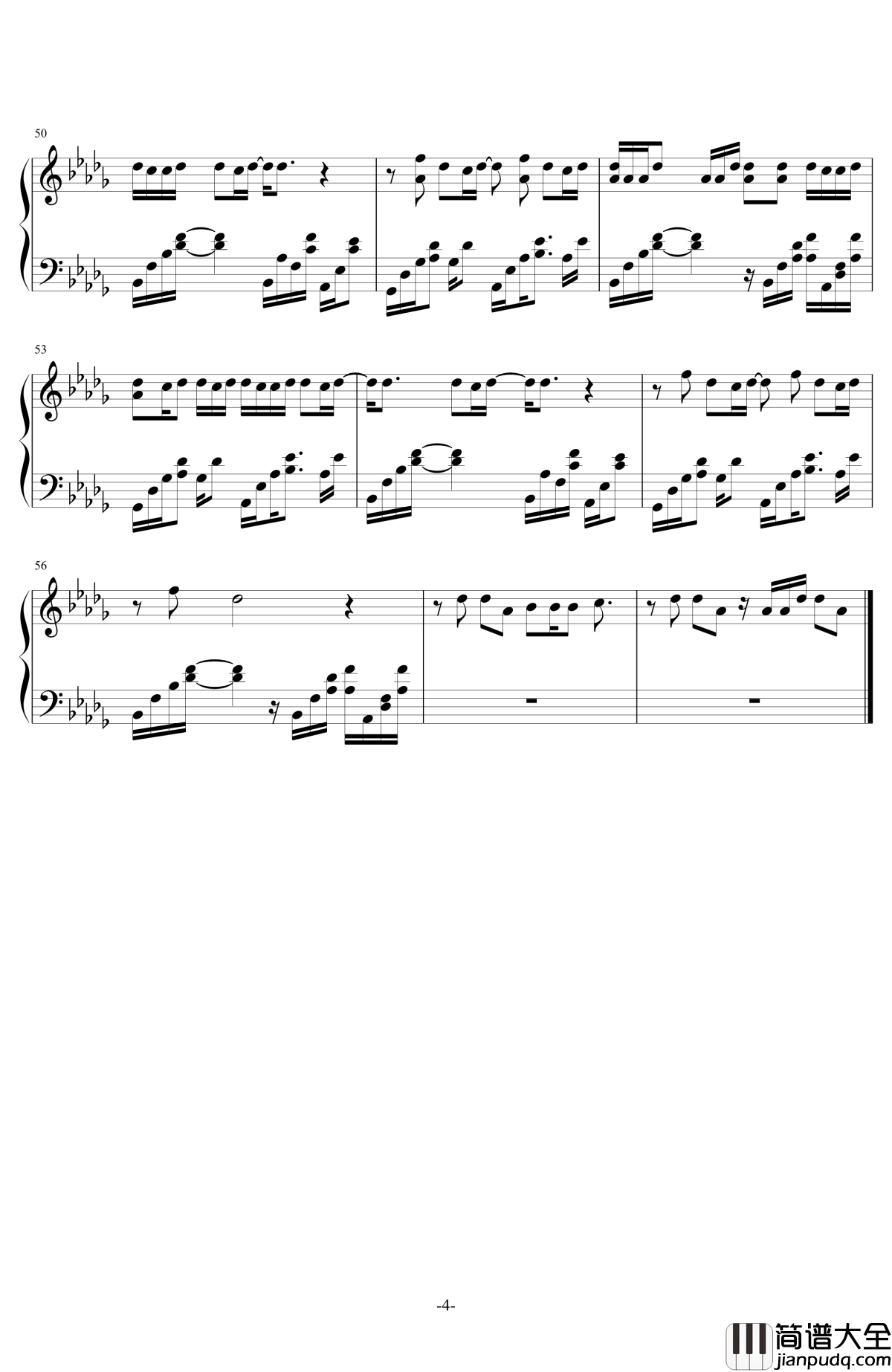 怎么你的手机要响钢琴谱_陈伟霆