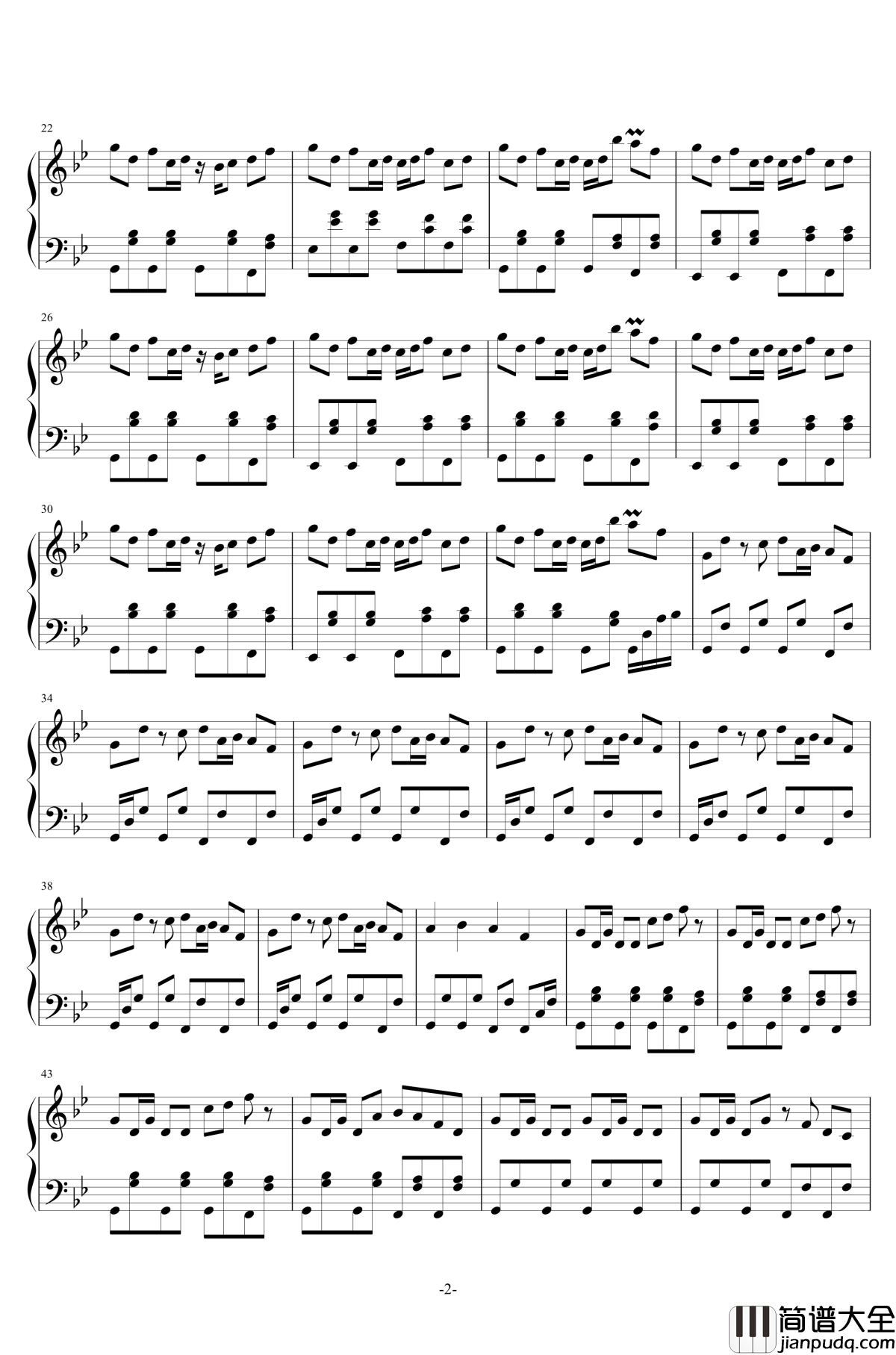 夜桜吹雪钢琴谱_Yosakura_Fubuki_A.SAKA