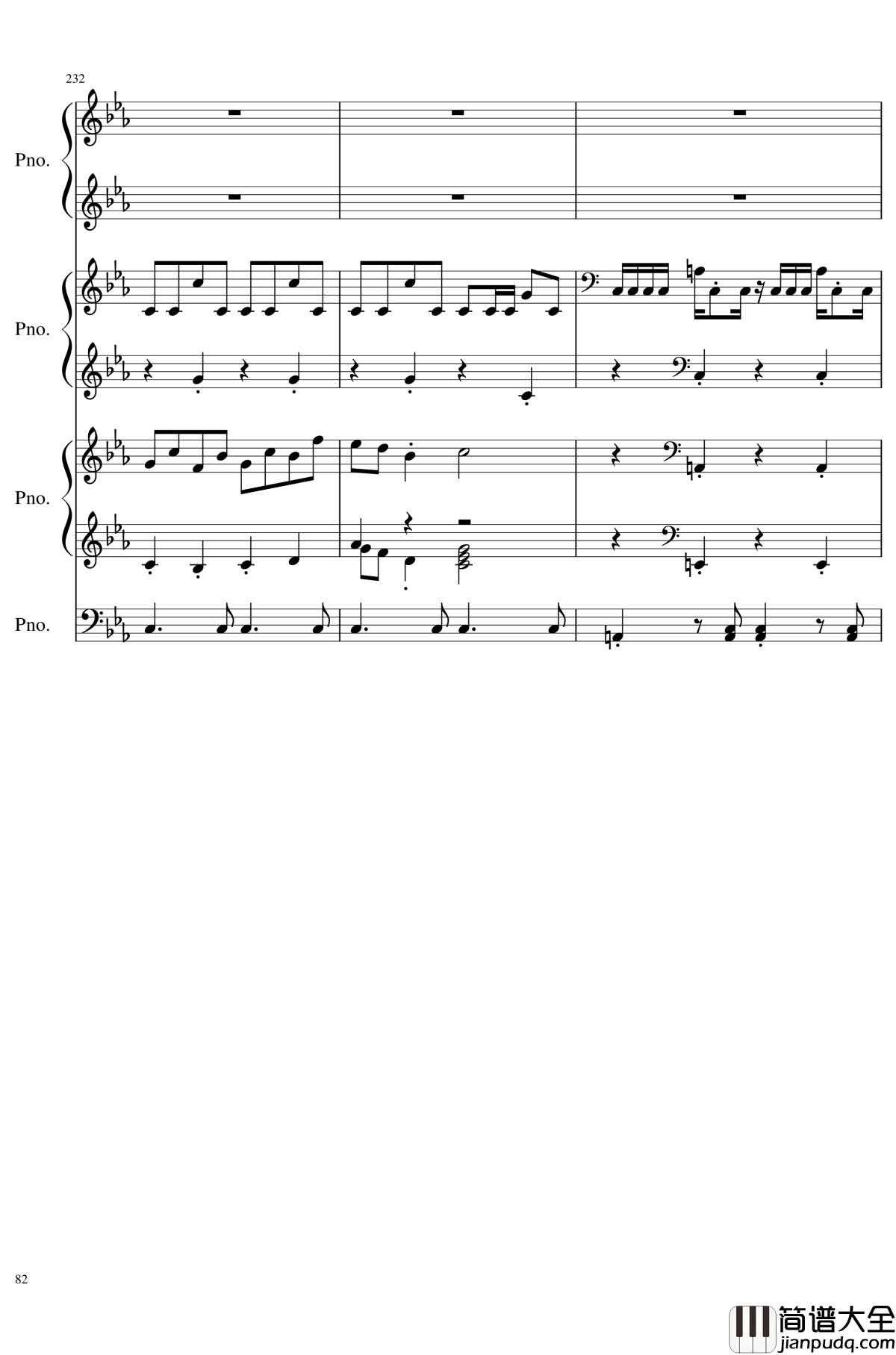 原初的节拍钢琴谱_东方辉针城_东方project_Pristine_Beat