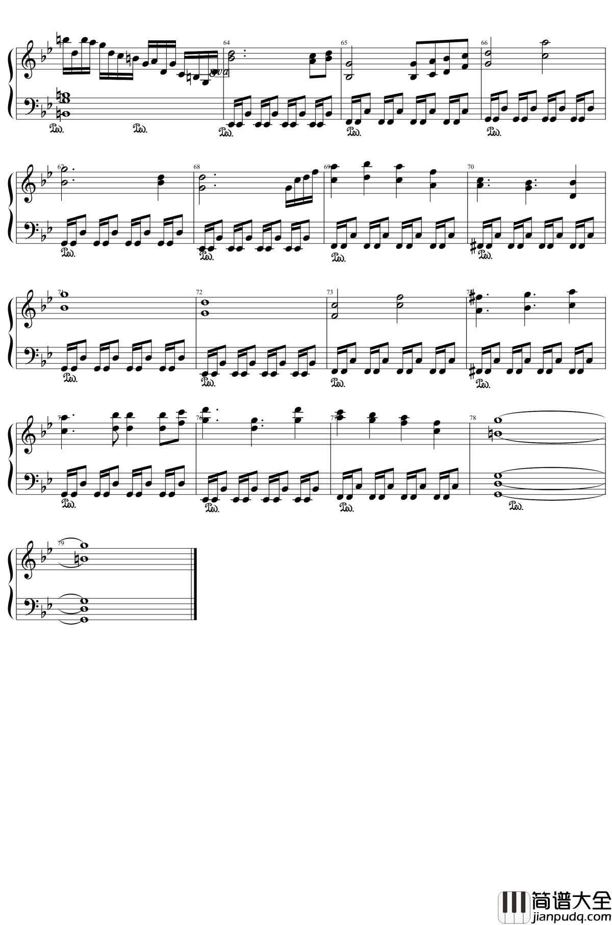 有顶天变钢琴谱_东方绯想天_东方project_Wonderful_Heaven