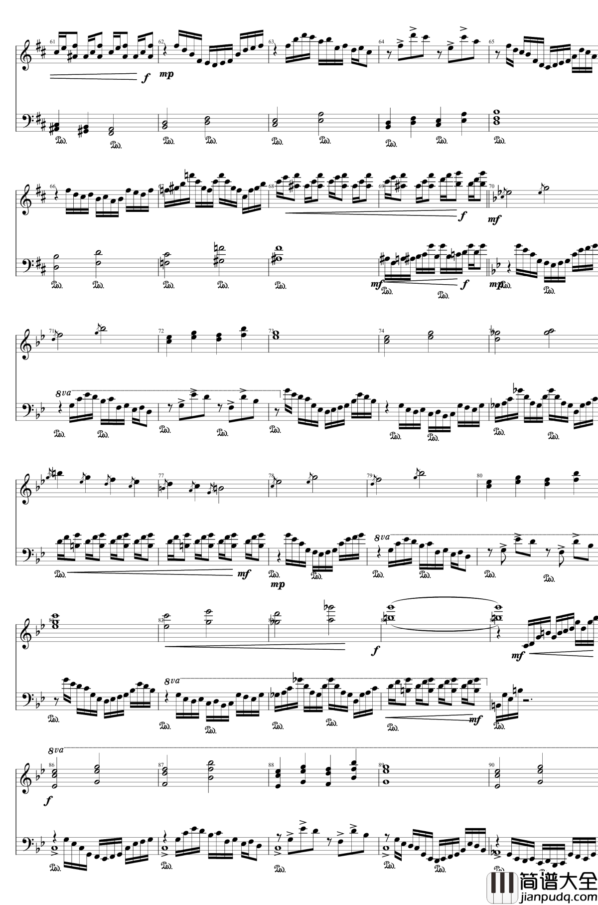 月之妖鸟化猫之幻钢琴谱_东方project/東方project_东方project