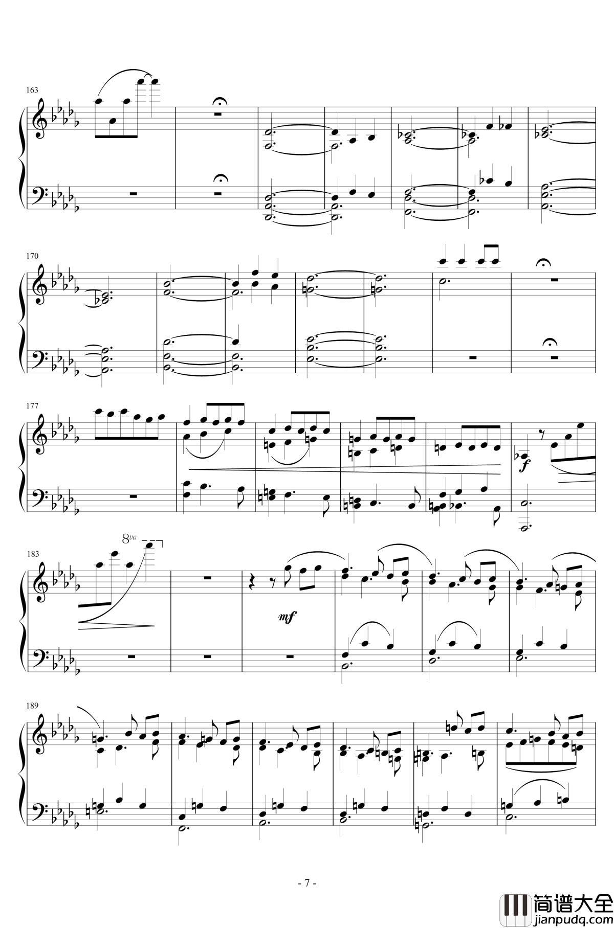 第三乐章钢琴谱_A大调奏鸣曲_清代皇帝