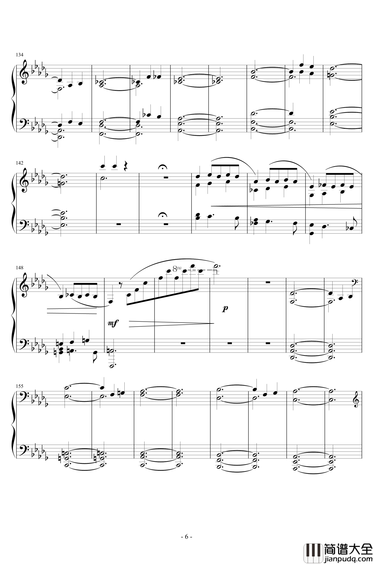 第三乐章钢琴谱_A大调奏鸣曲_清代皇帝