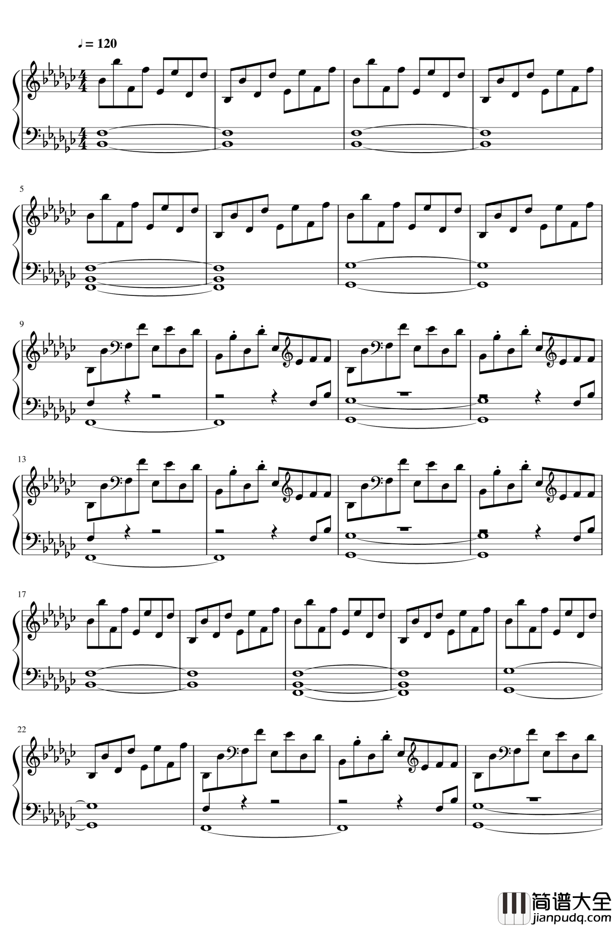 Player钢琴谱_东方风神录_东方project