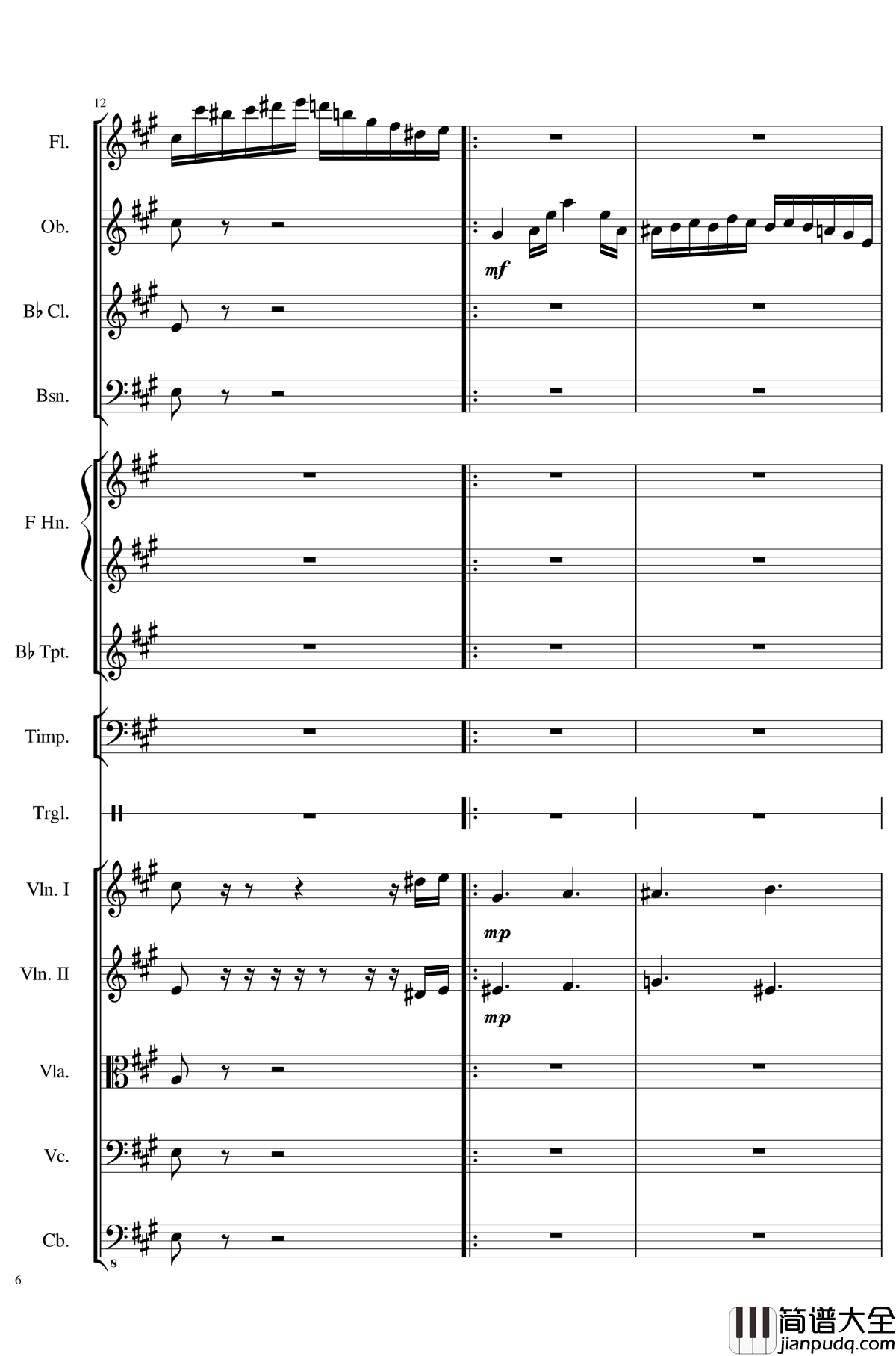 脚香一分钟钢琴谱_COMICKER