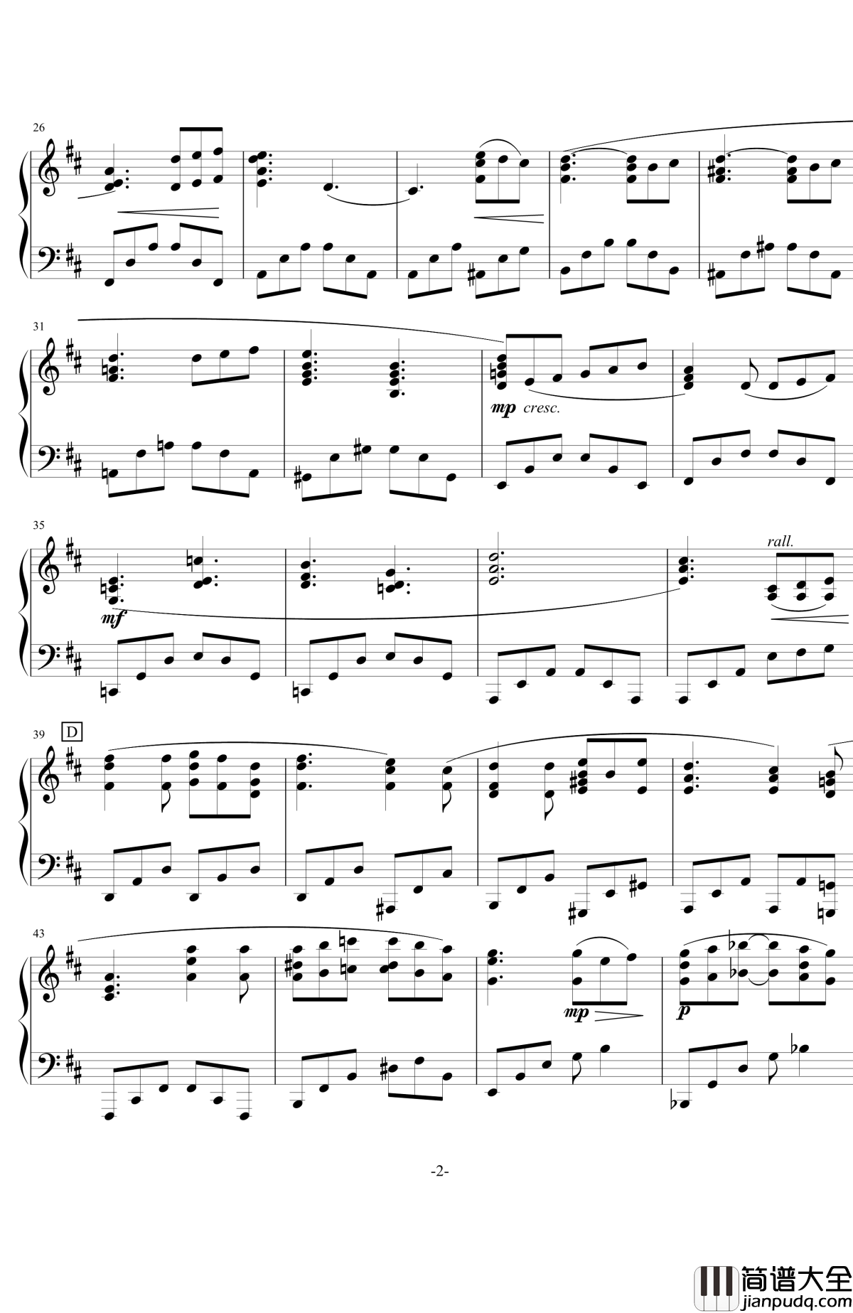 アウギュステ列島钢琴谱_白沫の瀑布__グランブルーファンタジー_碧蓝幻想