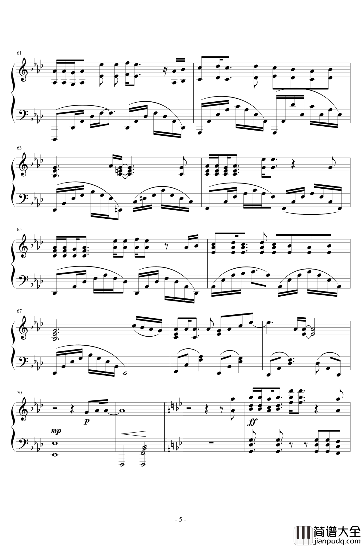 Weight_Of_The_World钢琴谱_周年版_monaca