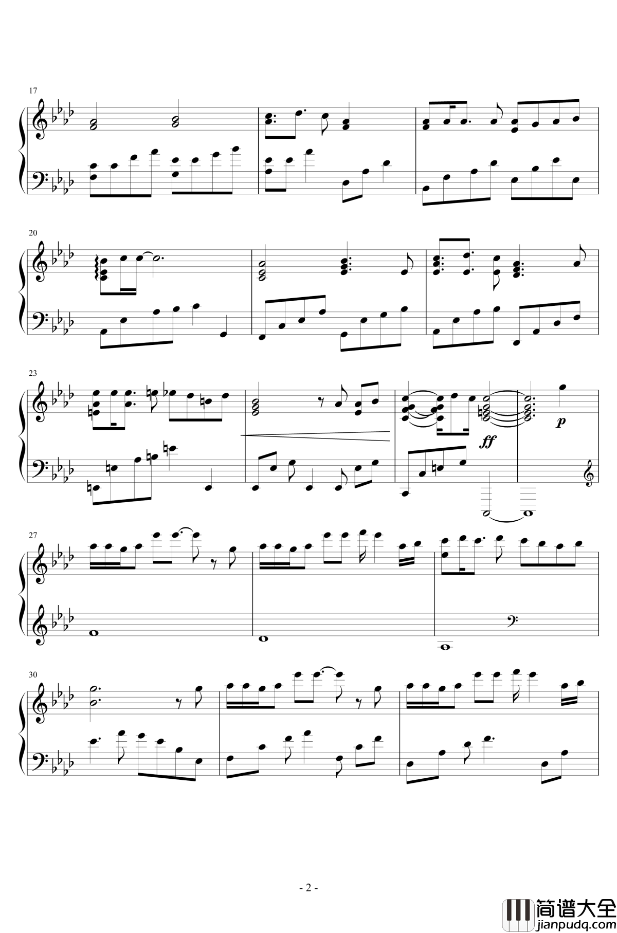 Weight_Of_The_World钢琴谱_周年版_monaca