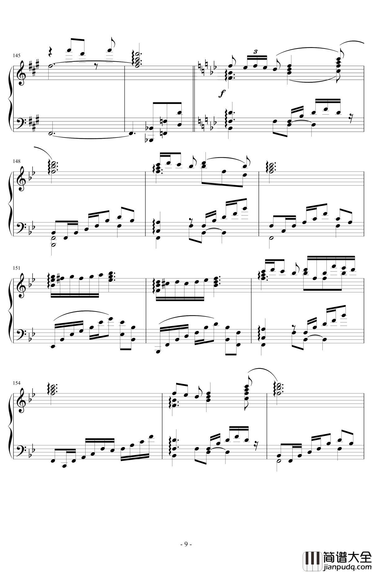 星空下的内浦钢琴谱_Kunikida_Hanayo