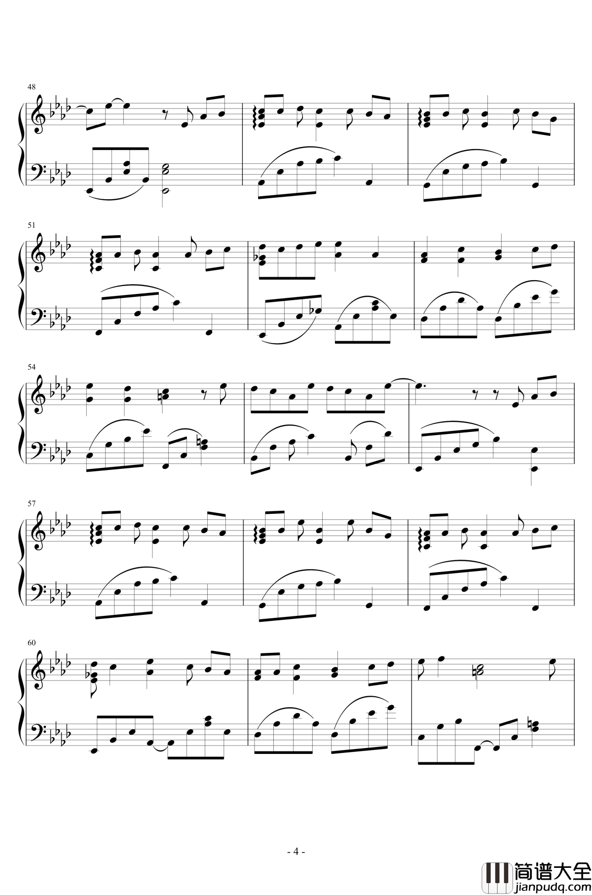 应许之心钢琴谱_独奏_恋与制作人