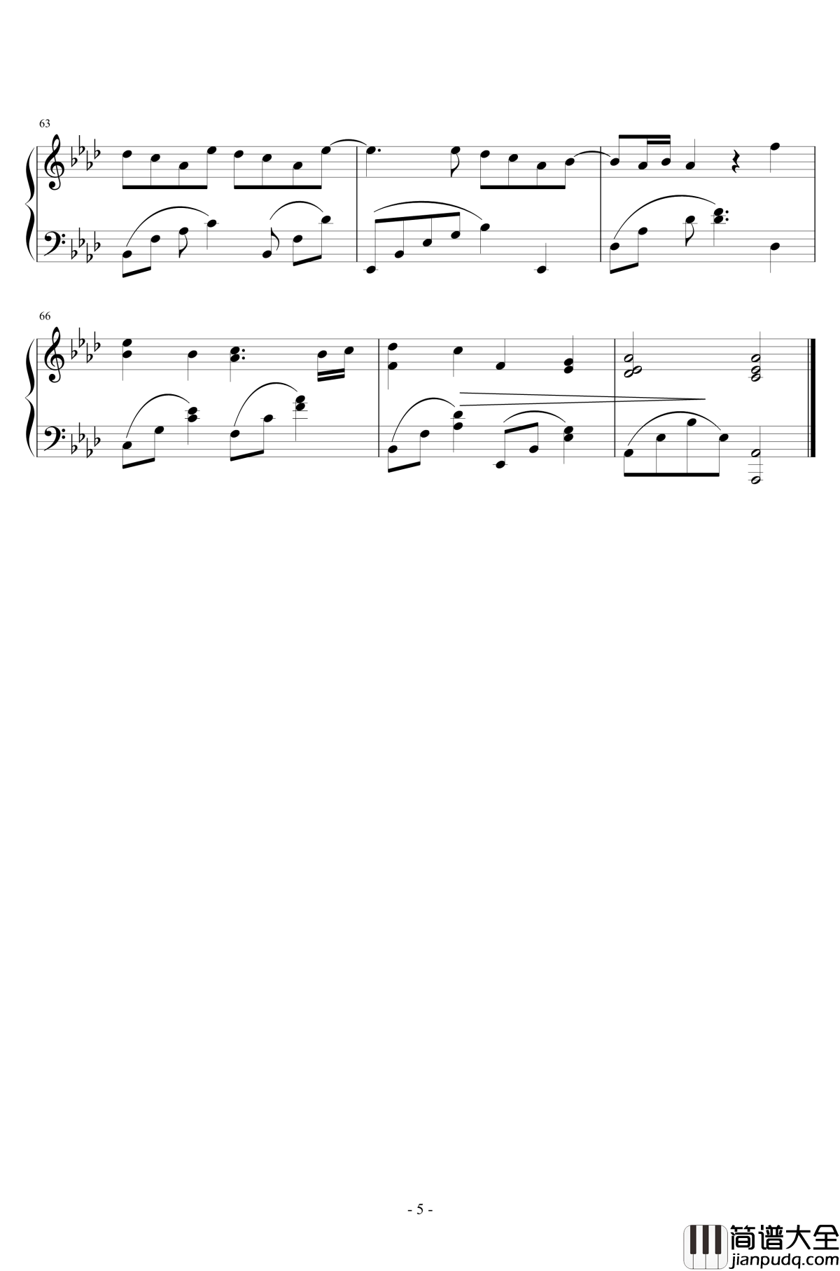 应许之心钢琴谱_独奏_恋与制作人