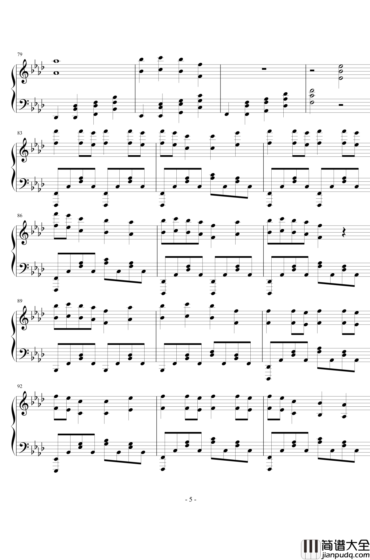 TheFatRat钢琴谱_no_no_no_胖鼠乐队