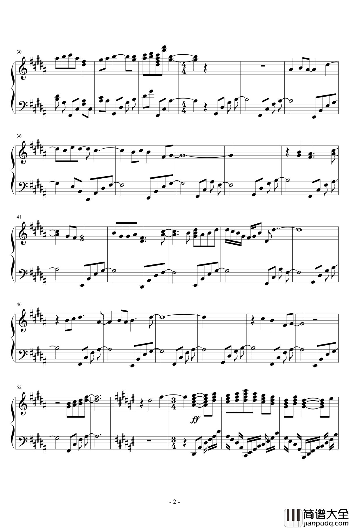 永不凋零的彼岸花钢琴谱_Dark小灭酱