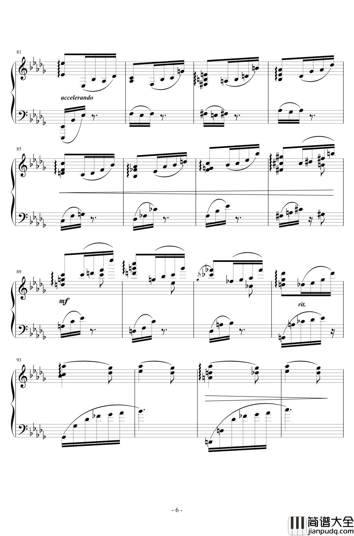 彩云河钢琴谱_琴欲