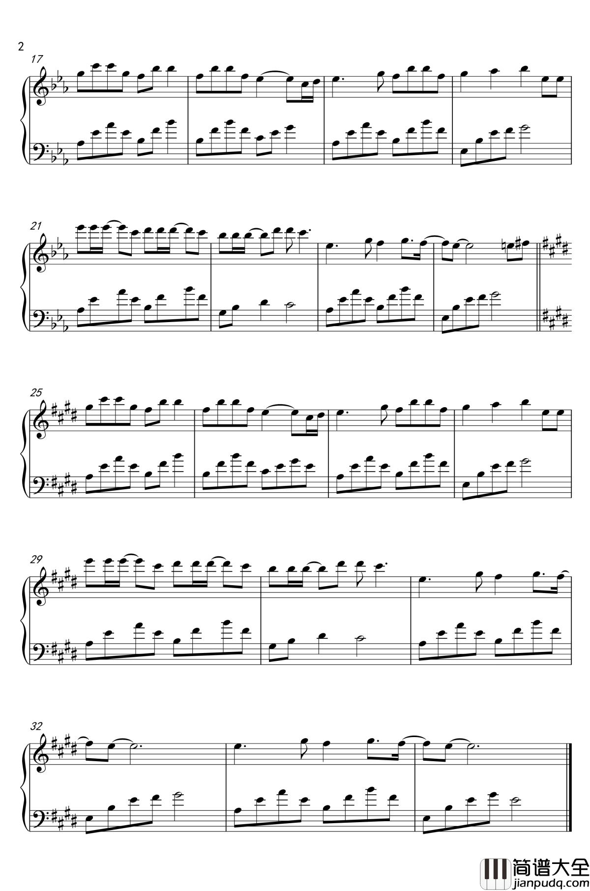 浴火成诗钢琴谱_烈火如歌片尾曲_毛不易