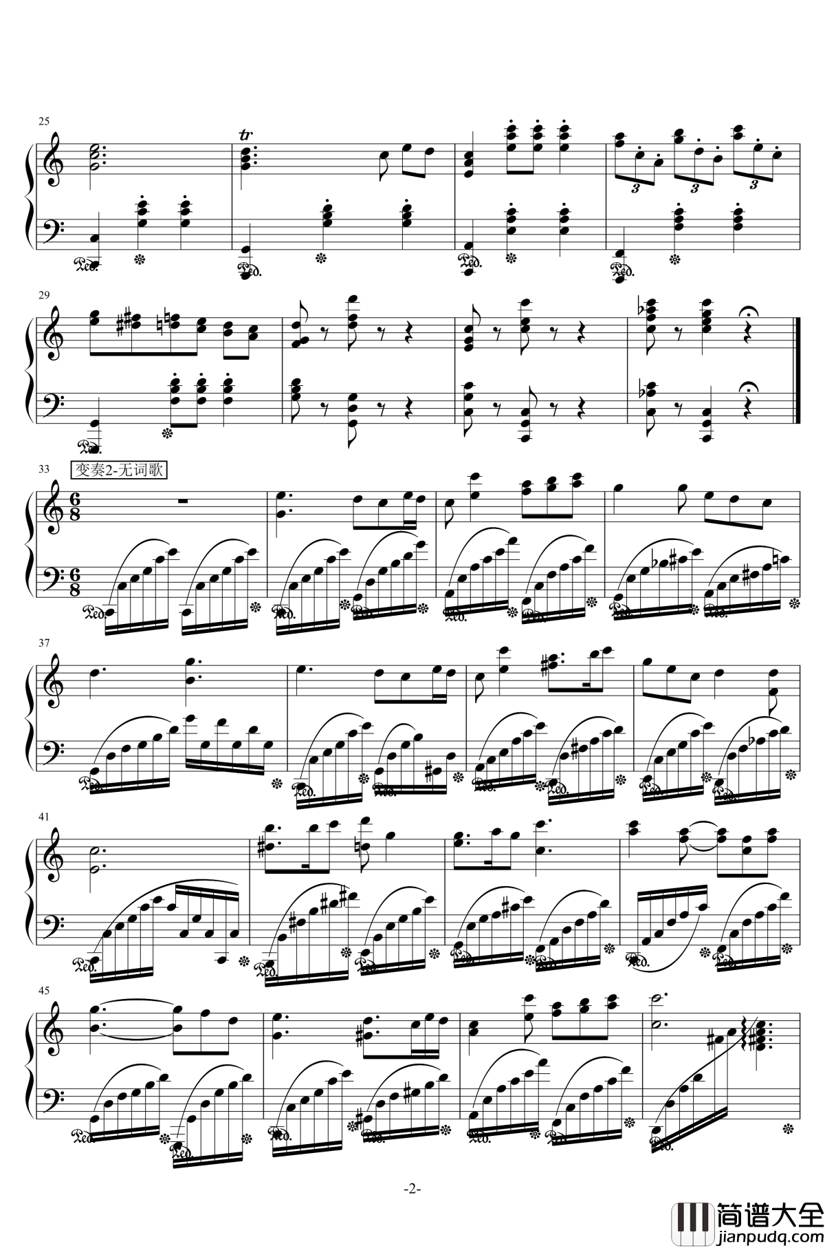 练笔钢琴谱_故乡的亲人变奏曲_.伊dên