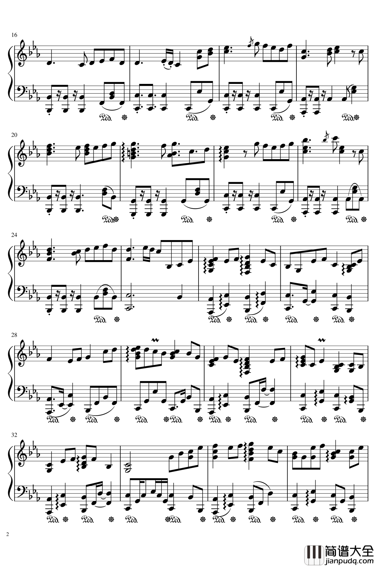 砕月钢琴谱__幻想游戏集_Broken_Moon_东方萃梦想_触手猴