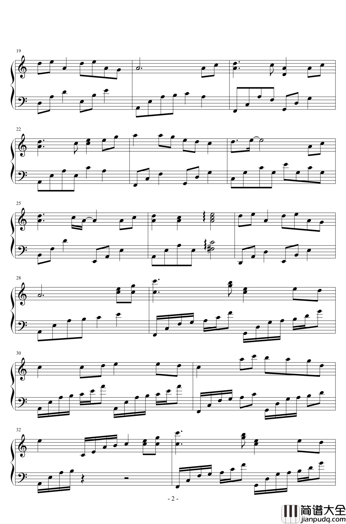 大鱼钢琴谱_周深