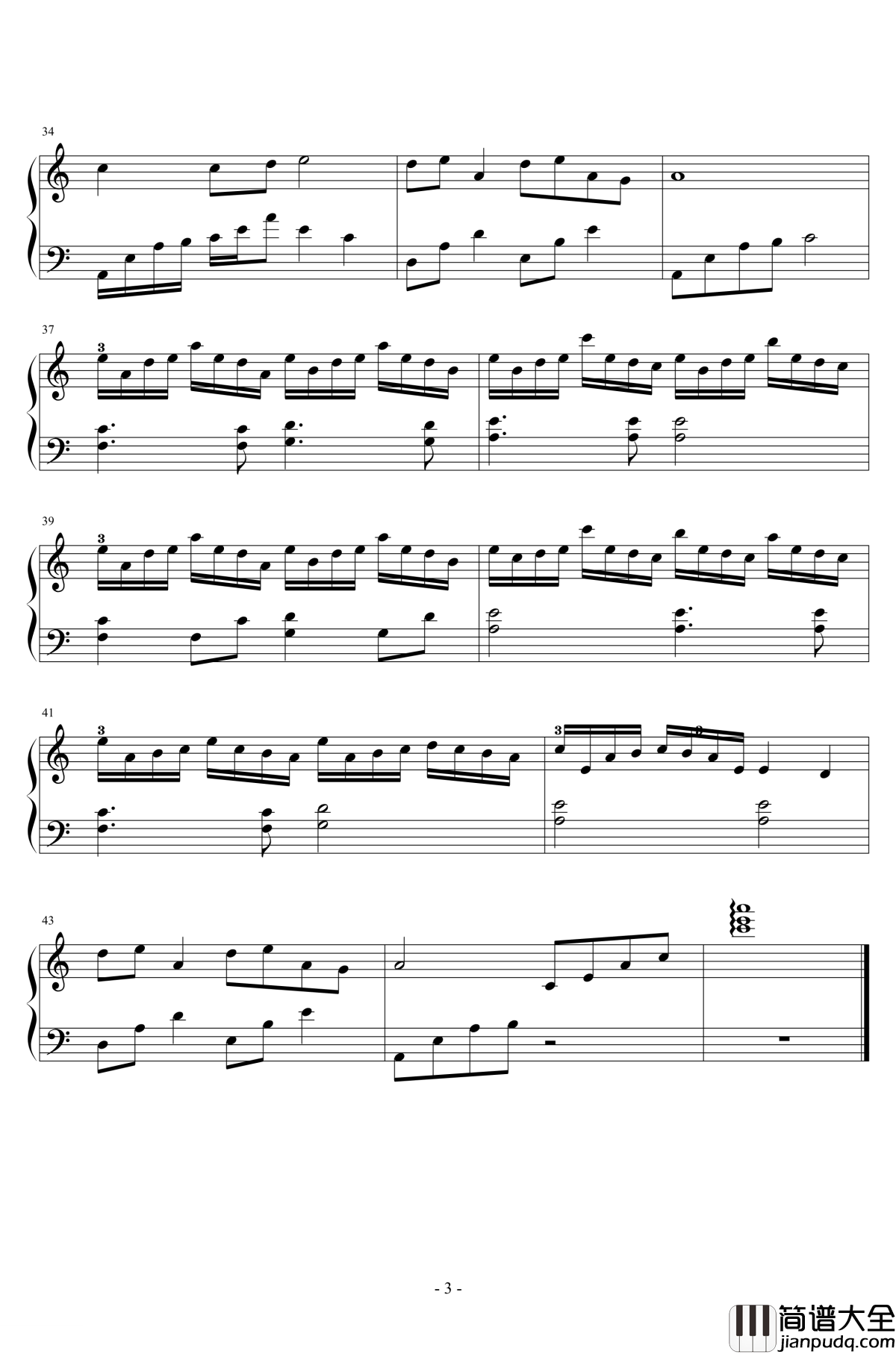 大鱼钢琴谱_周深