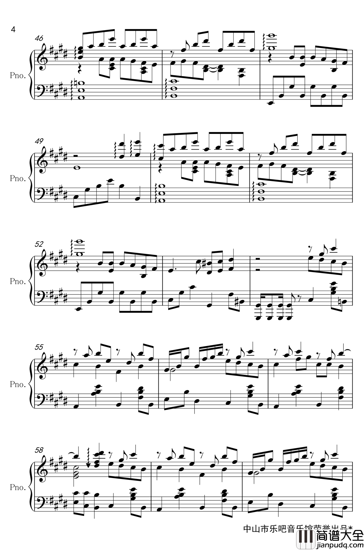 Planet钢琴谱_华丽钢琴版乐吧_ラムジ