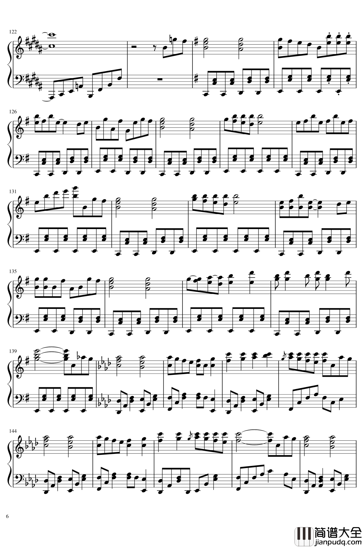 幽霊楽団钢琴谱_东方妖妖梦_东方project_触手猴_Phantom_Ensemble