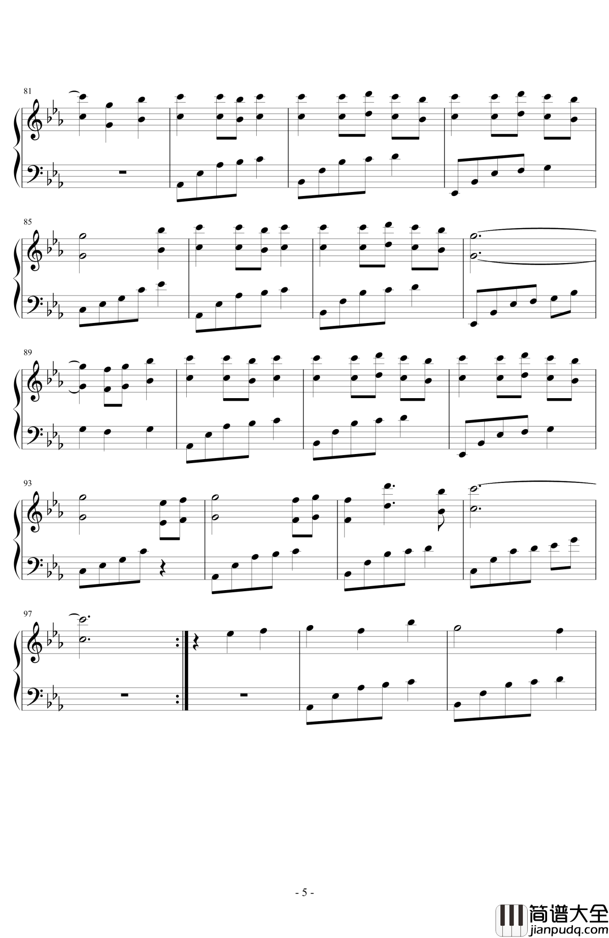 不老梦钢琴谱_修改版_银临