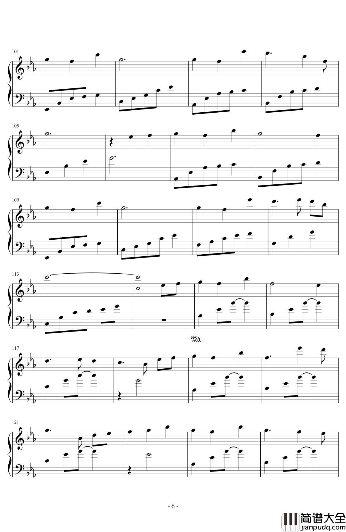 不老梦钢琴谱_修改版_银临