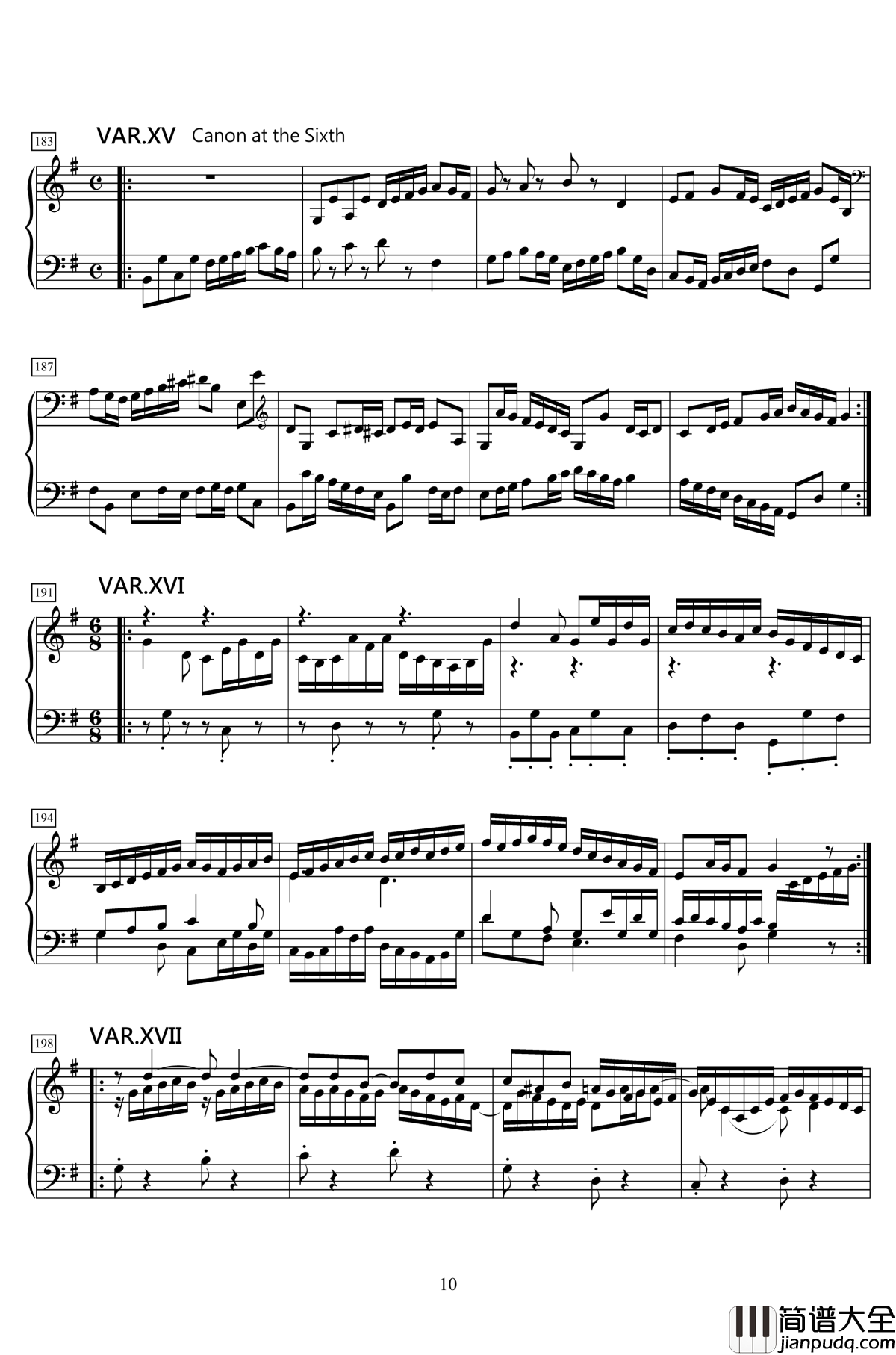 小快板与变奏钢琴谱_KioooS