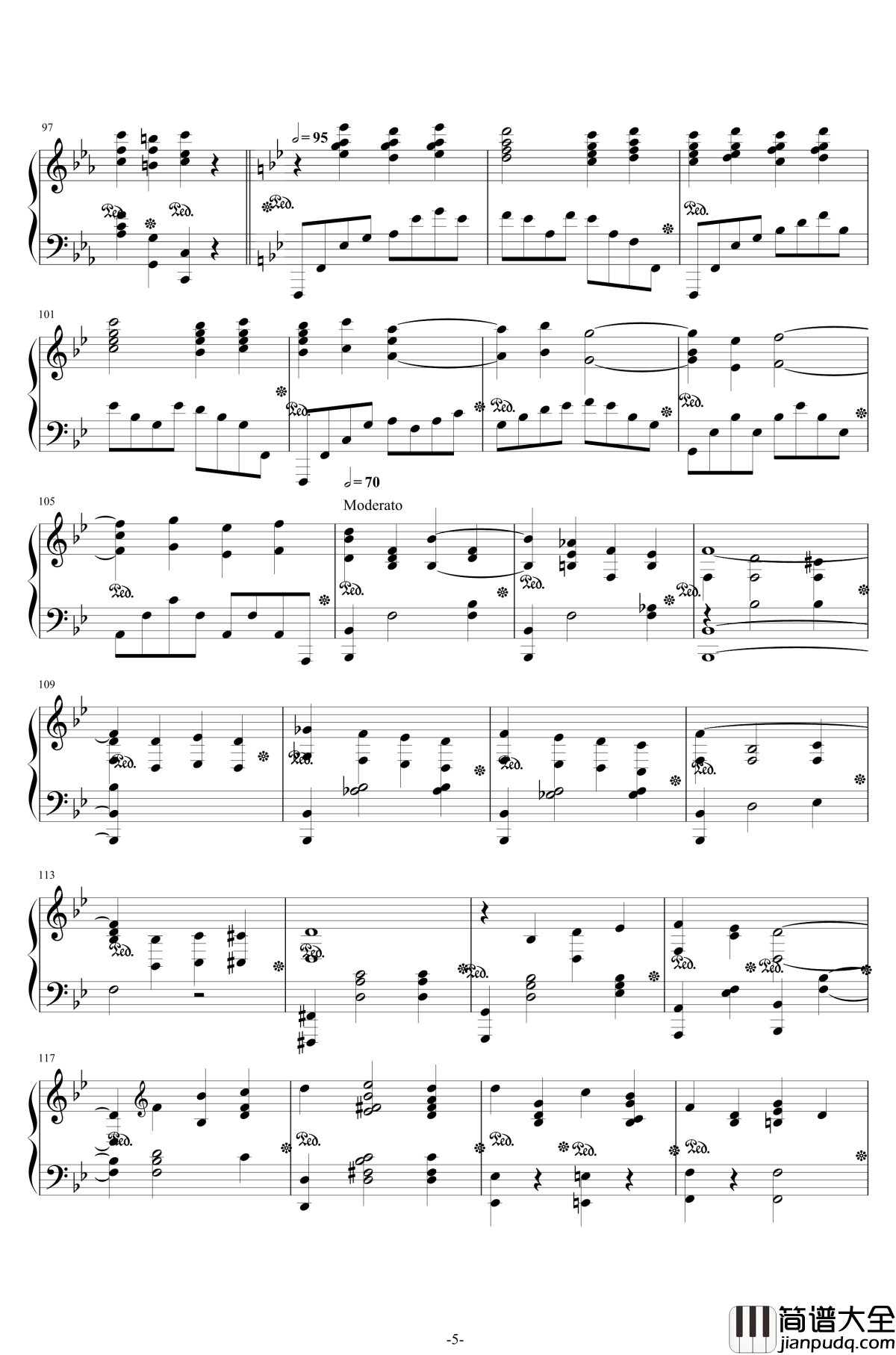 第二钢琴协奏曲钢琴谱__第三乐章独奏版_拉赫马尼若夫_c小调