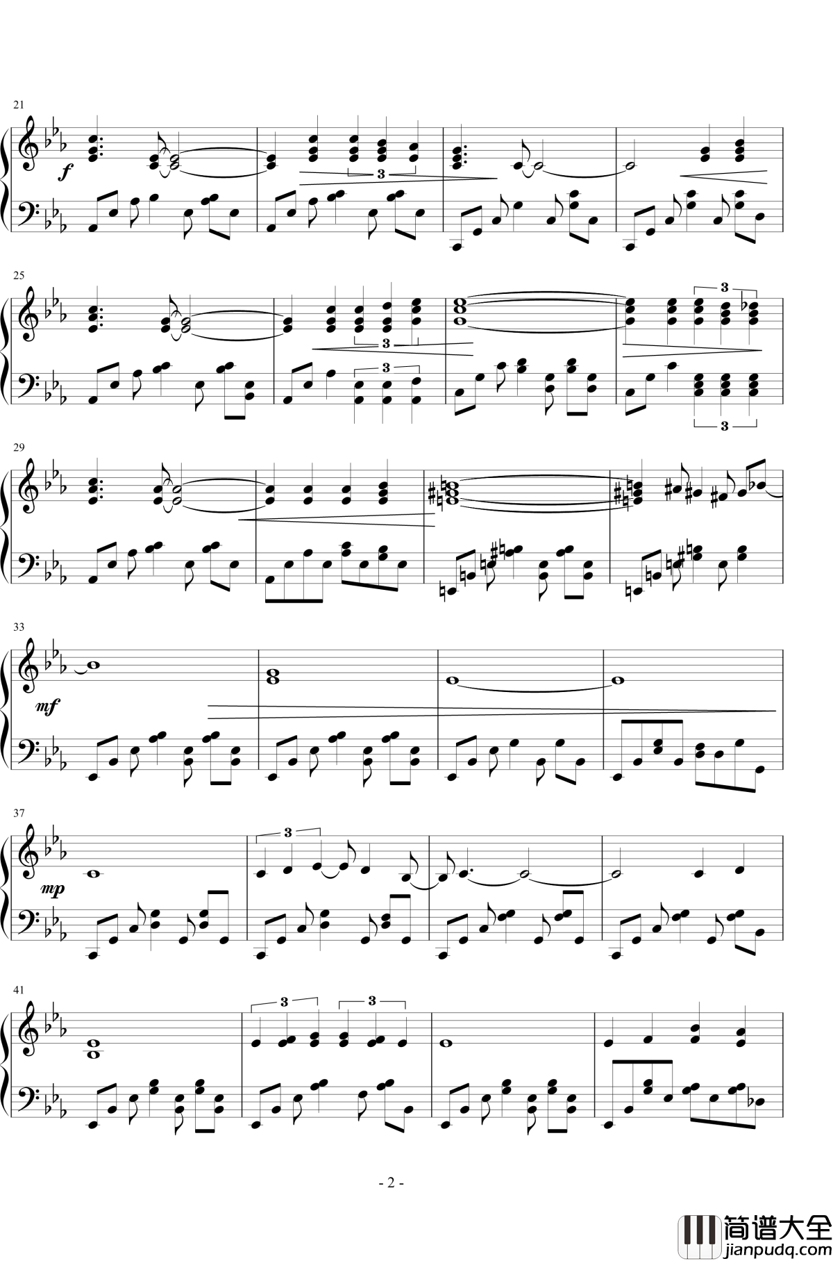 前往的旅途_異世界_王者之喆_钢琴谱