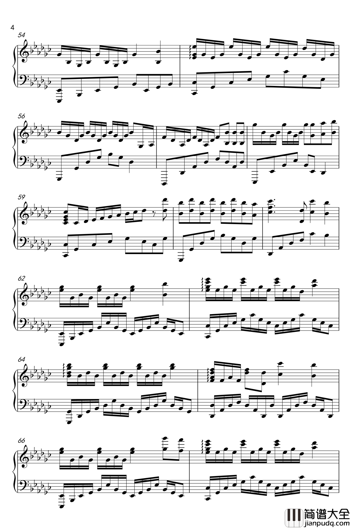 Faded钢琴谱_钢琴弹奏_Alan_Walker