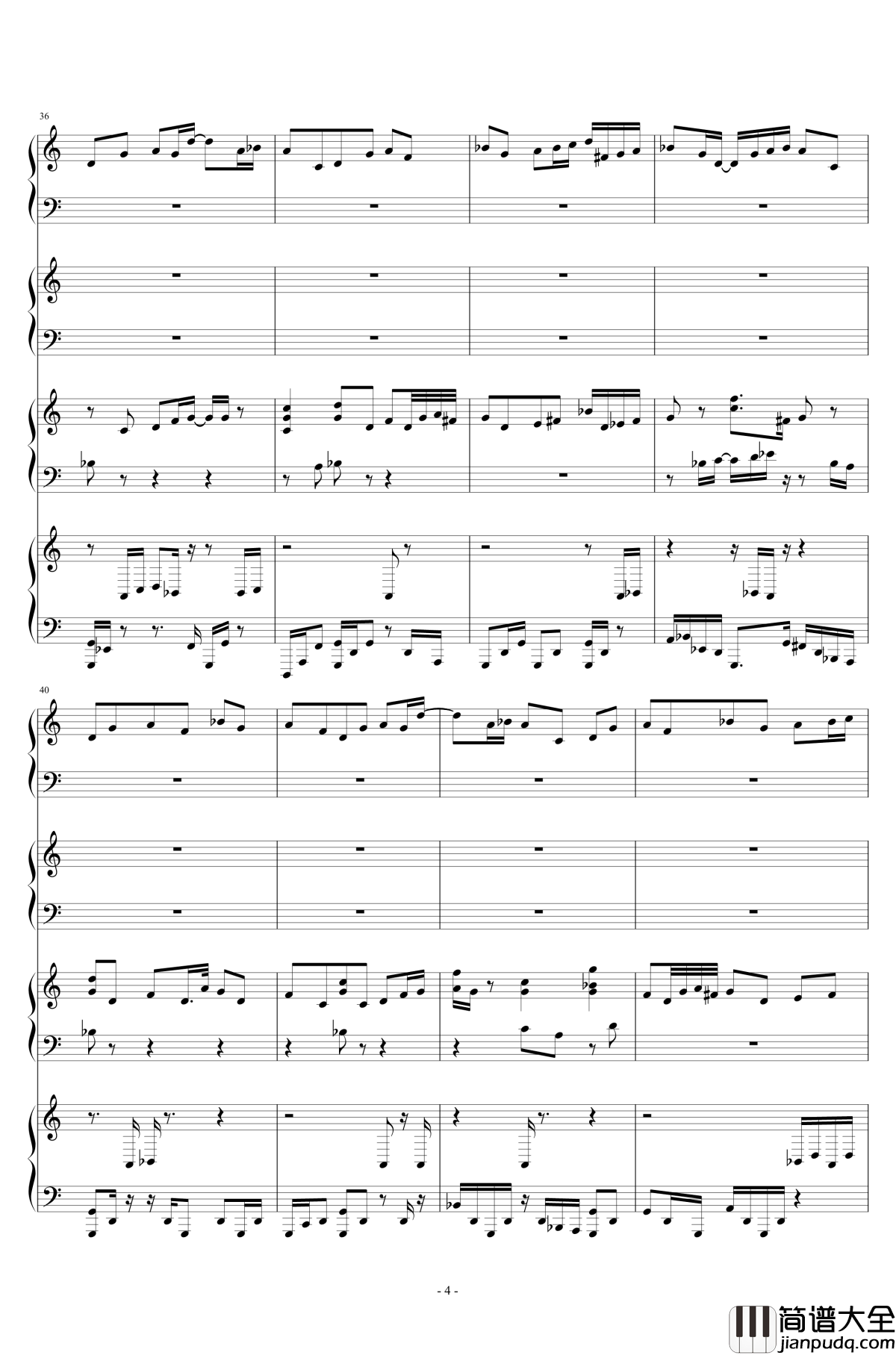 Last_Occultism钢琴谱_东方深秘录_东方project_现世的秘术师