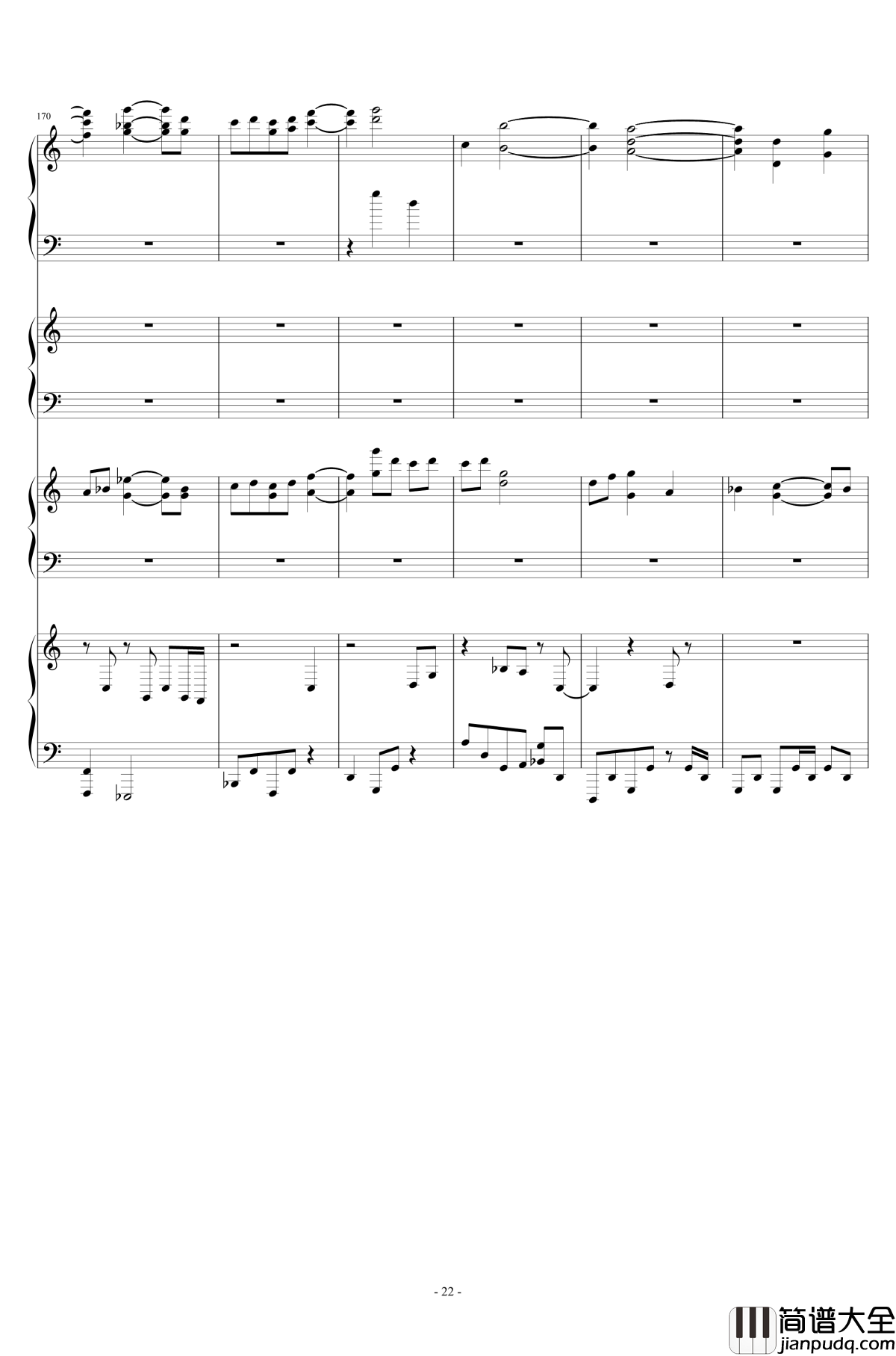 Last_Occultism钢琴谱_东方深秘录_东方project_现世的秘术师