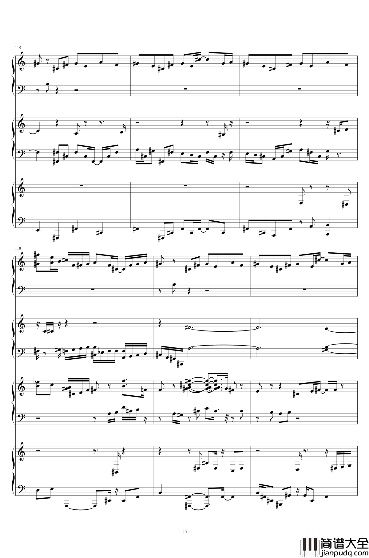 Last_Occultism钢琴谱_东方深秘录_东方project_现世的秘术师