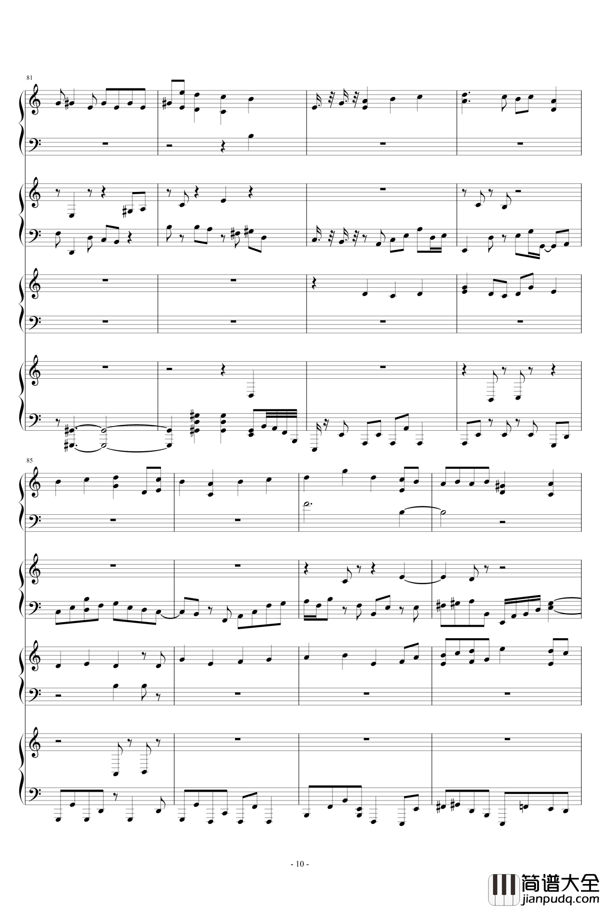 Last_Occultism钢琴谱_东方深秘录_东方project_现世的秘术师