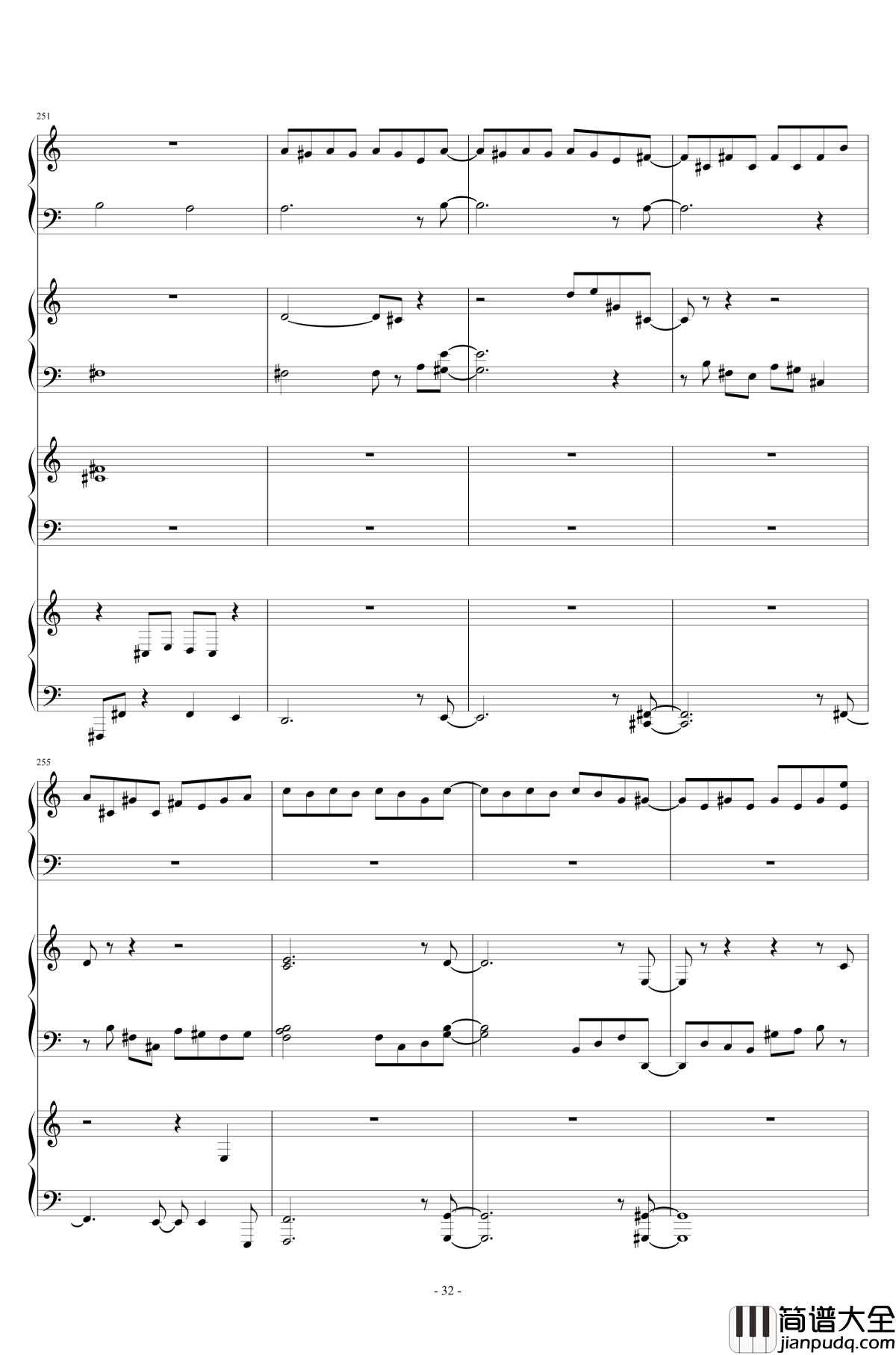 Last_Occultism钢琴谱_东方深秘录_东方project_现世的秘术师