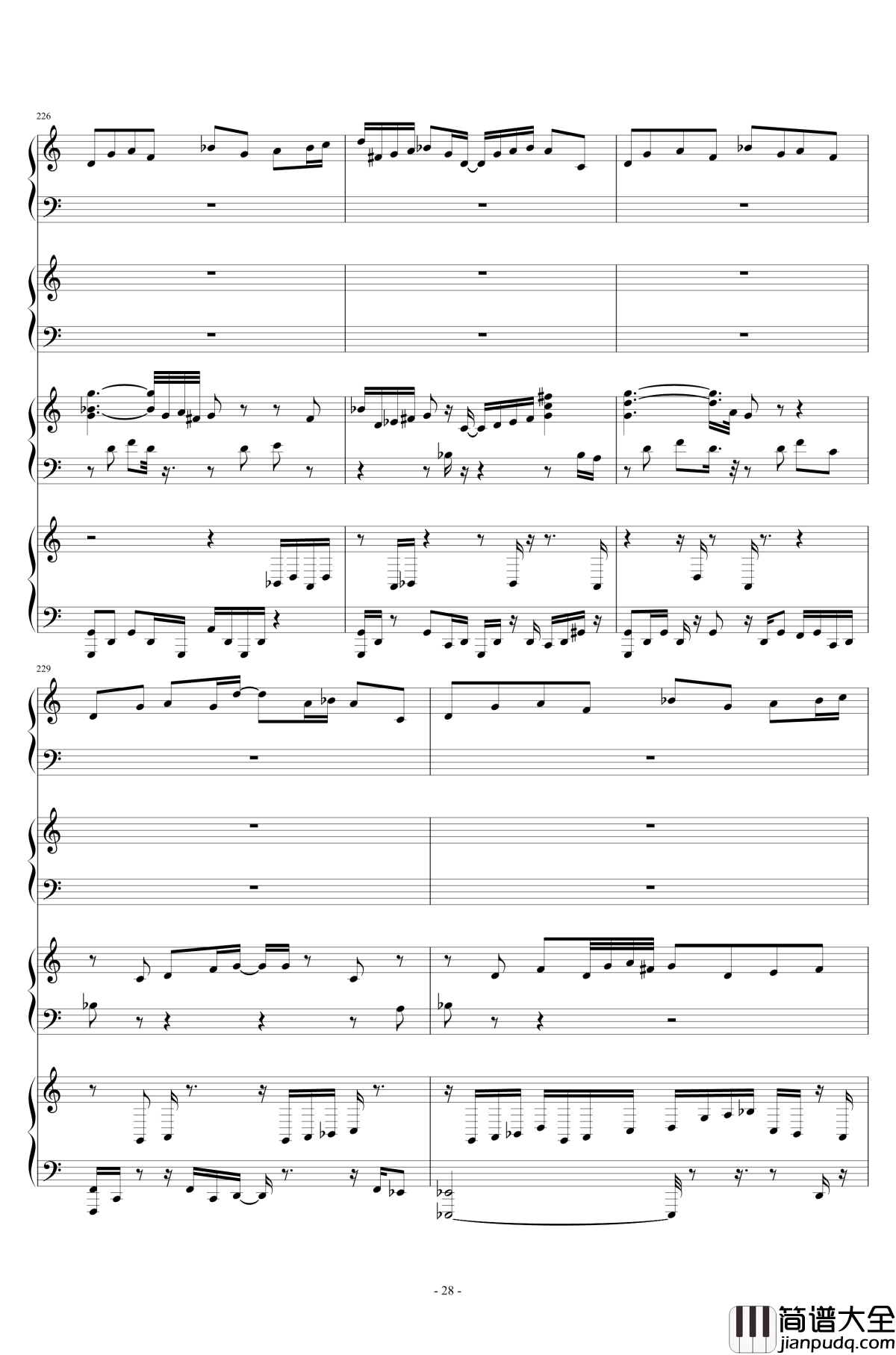 Last_Occultism钢琴谱_东方深秘录_东方project_现世的秘术师