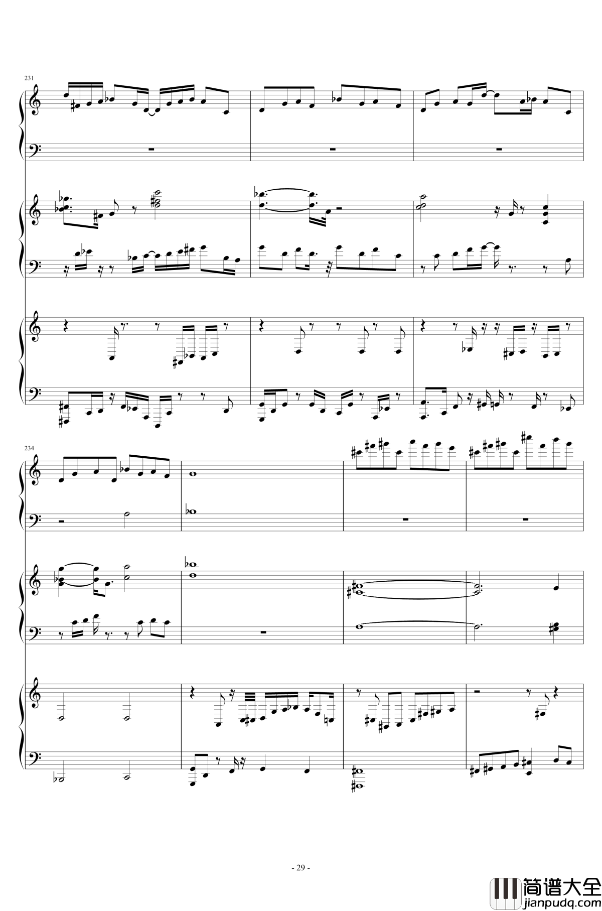 Last_Occultism钢琴谱_东方深秘录_东方project_现世的秘术师