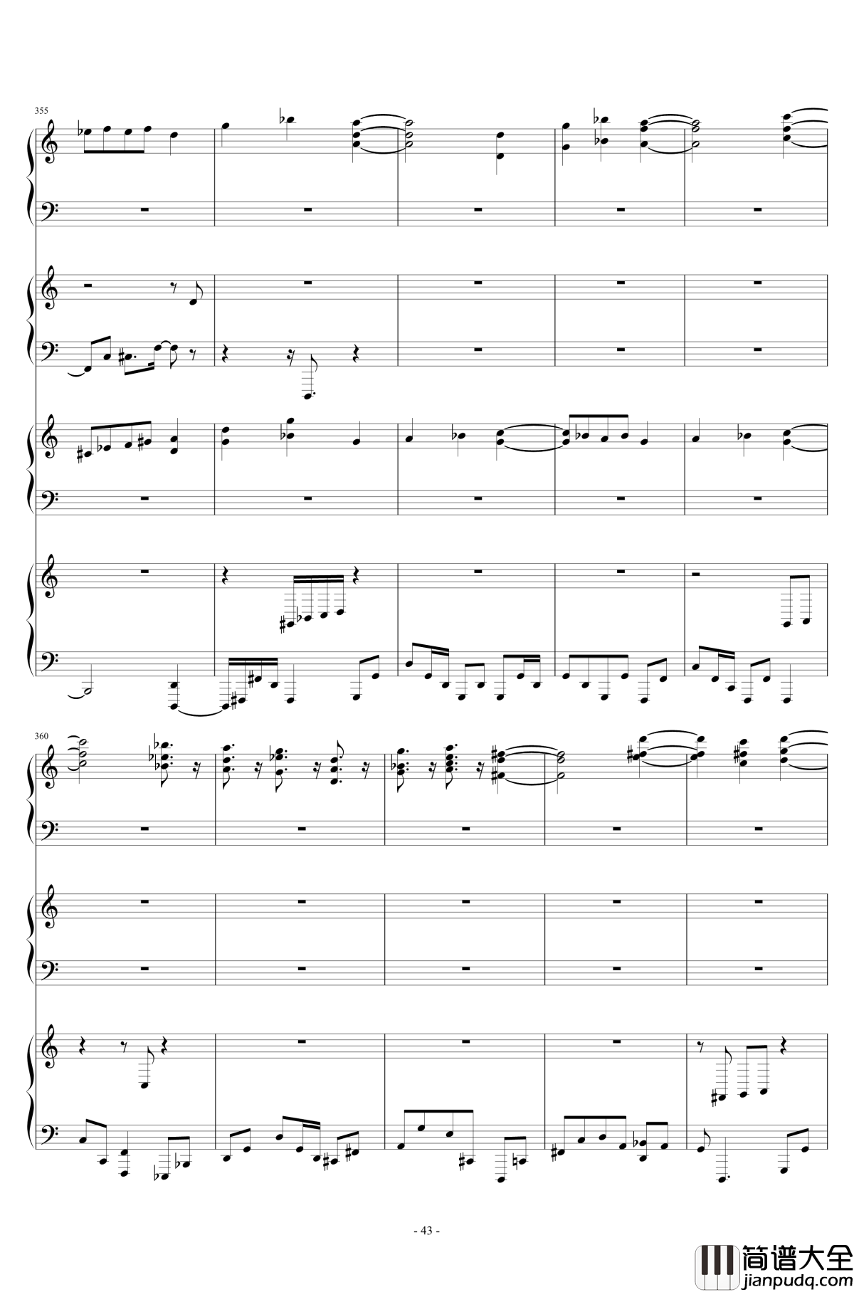 Last_Occultism钢琴谱_东方深秘录_东方project_现世的秘术师