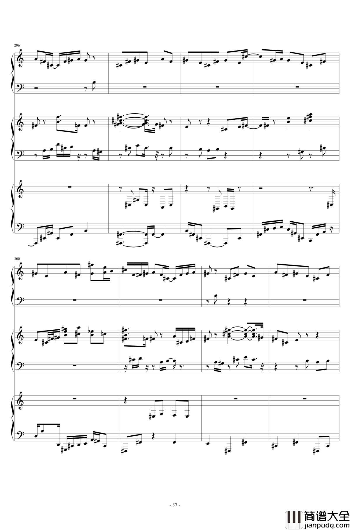 Last_Occultism钢琴谱_东方深秘录_东方project_现世的秘术师