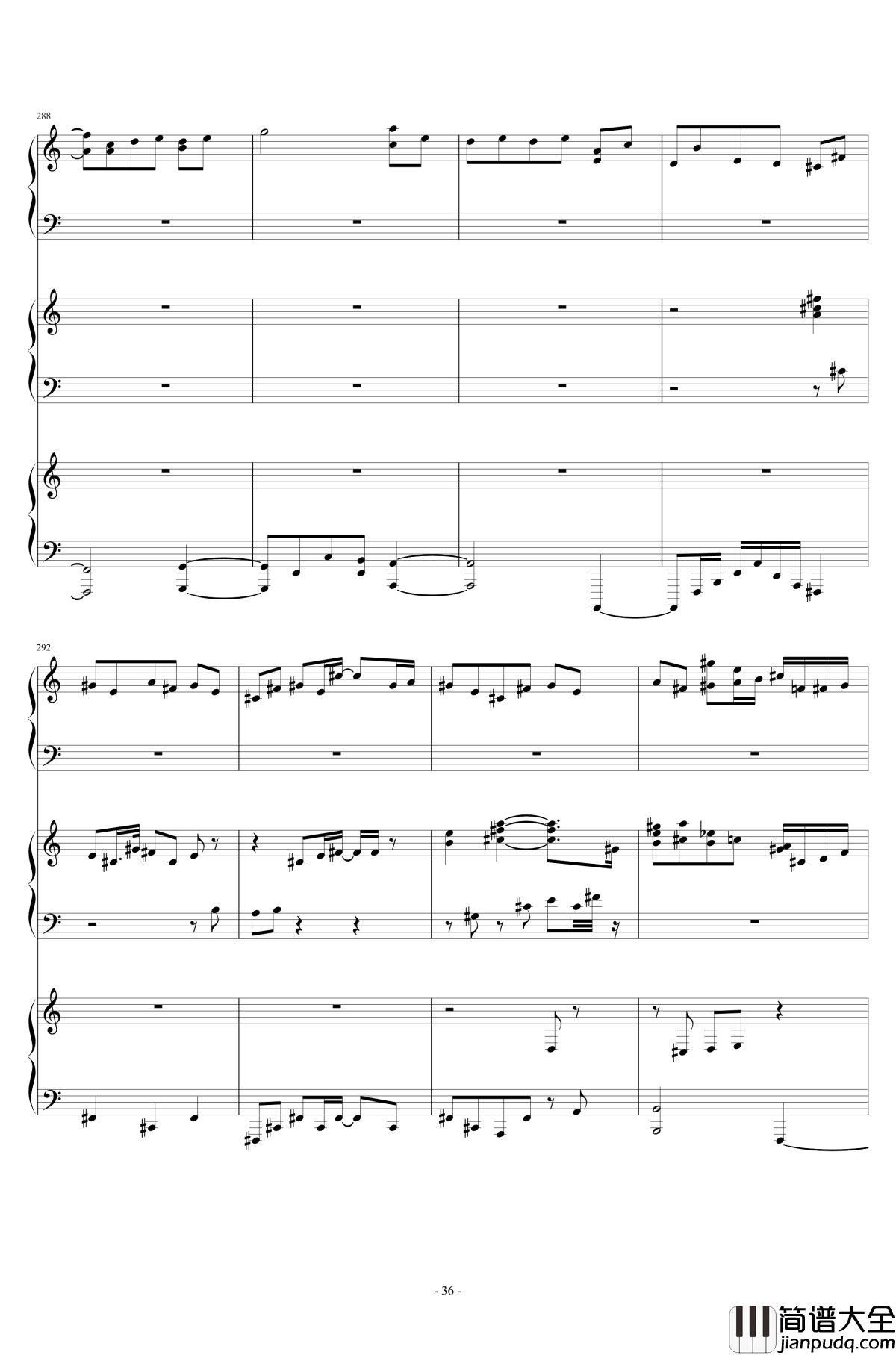 Last_Occultism钢琴谱_东方深秘录_东方project_现世的秘术师