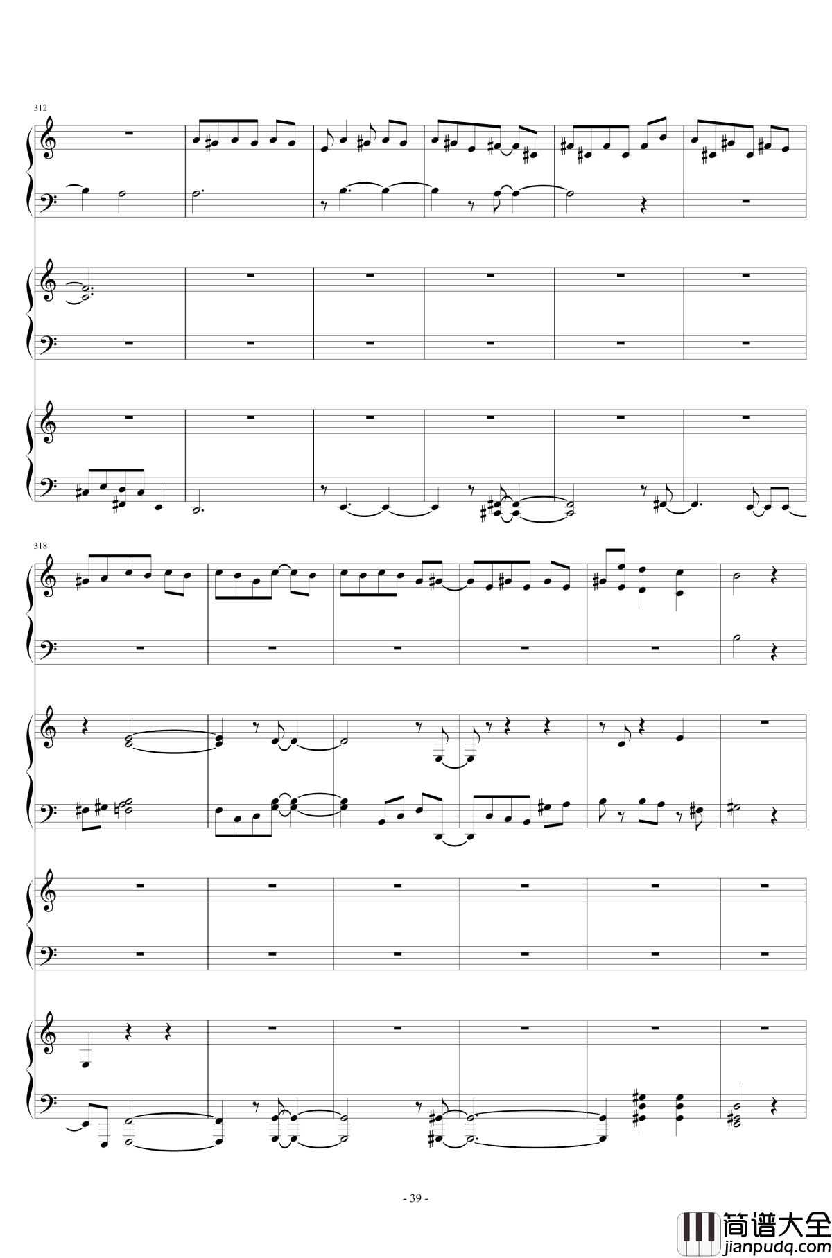 Last_Occultism钢琴谱_东方深秘录_东方project_现世的秘术师